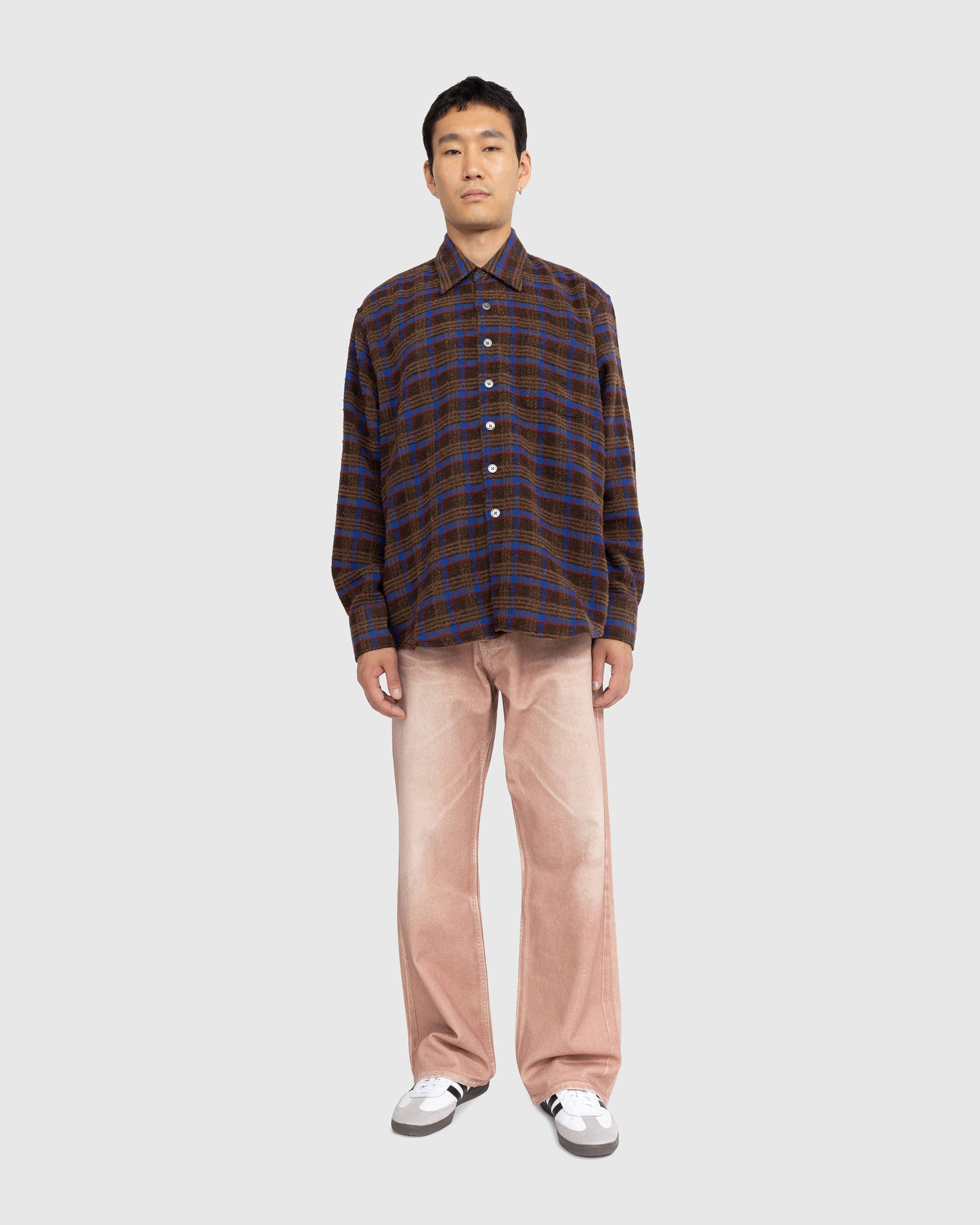 Our Legacy – Above Shirt Brown Pankow Check - Shirts - Brown - Image 2