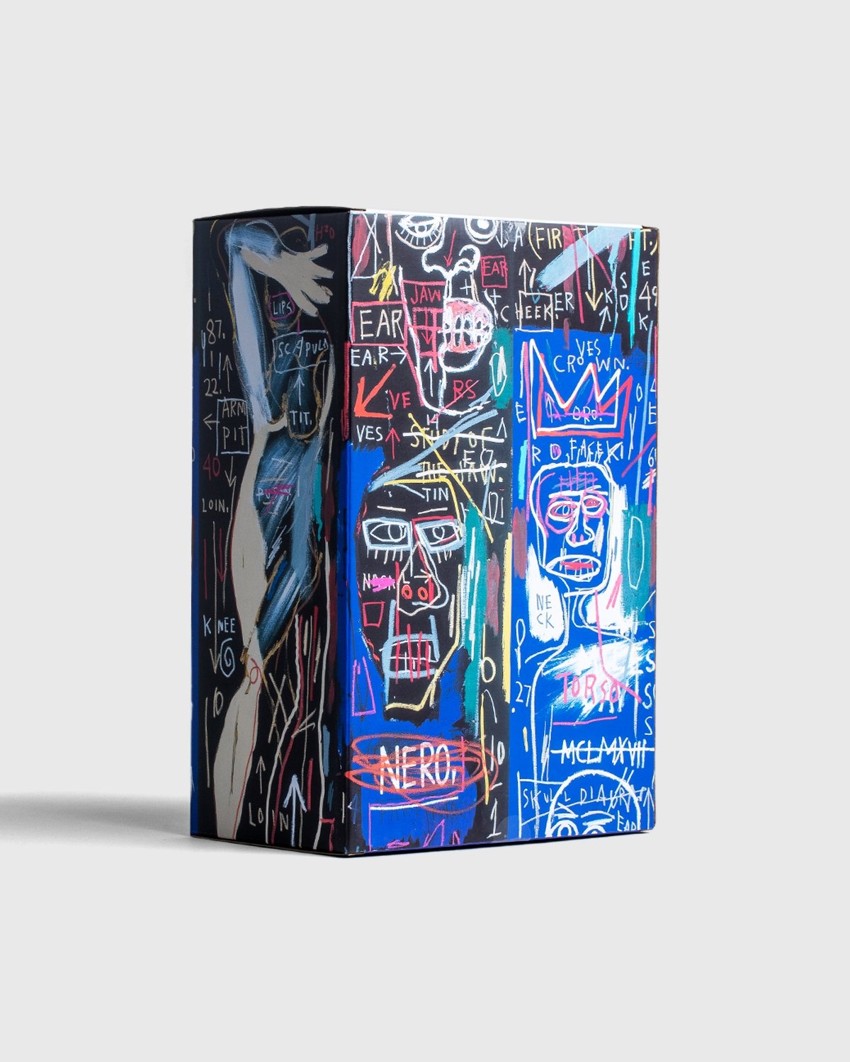 Medicom – Be@rbrick Jean-Michel Basquiat #7 Multi 100% and 400% Set - Toys - Blue - Image 6