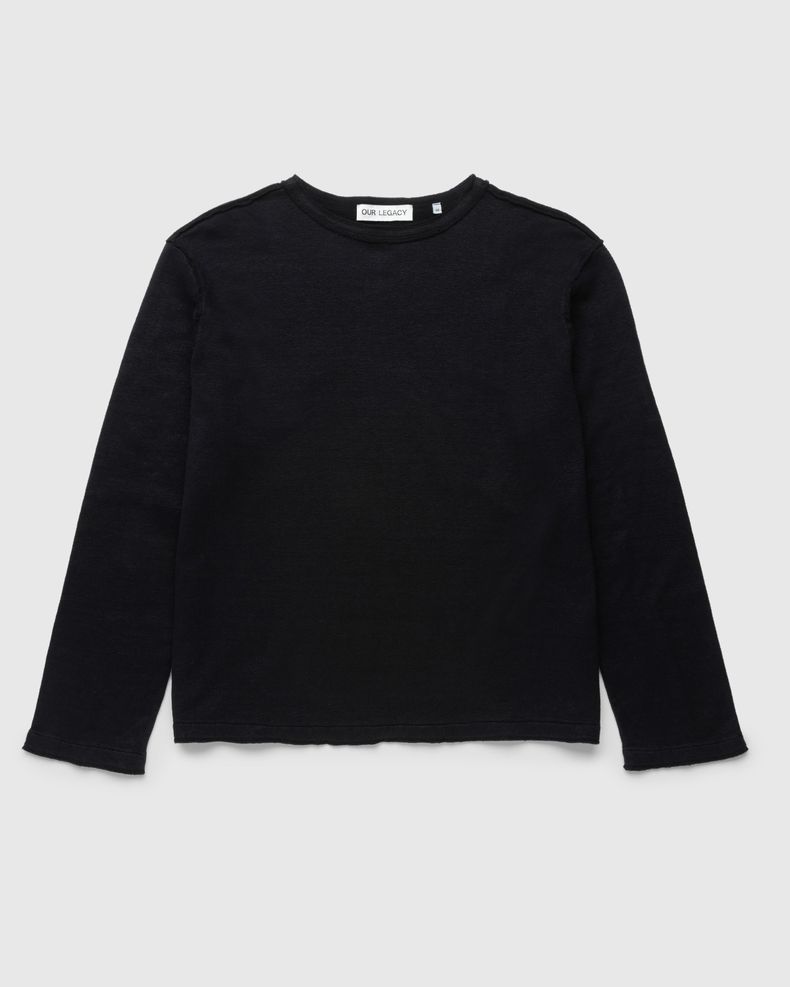 Our Legacy – Inverted Sweatshirt Black Hemp Loopback
