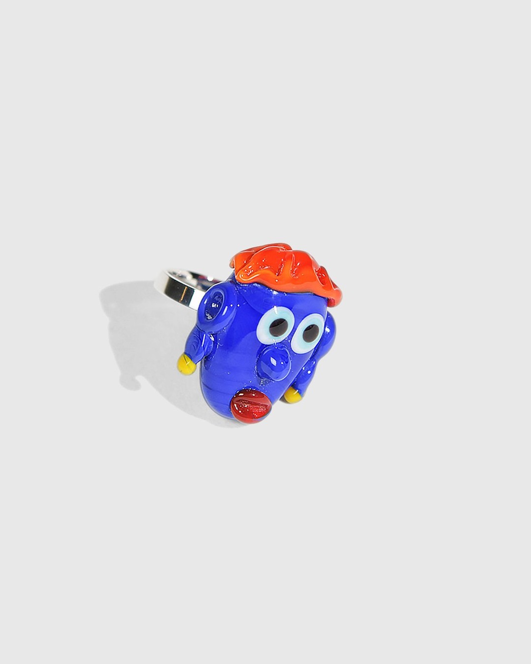Nita – Kenneth Ize Graphic Ring Blue - Jewelry - Blue - Image 1