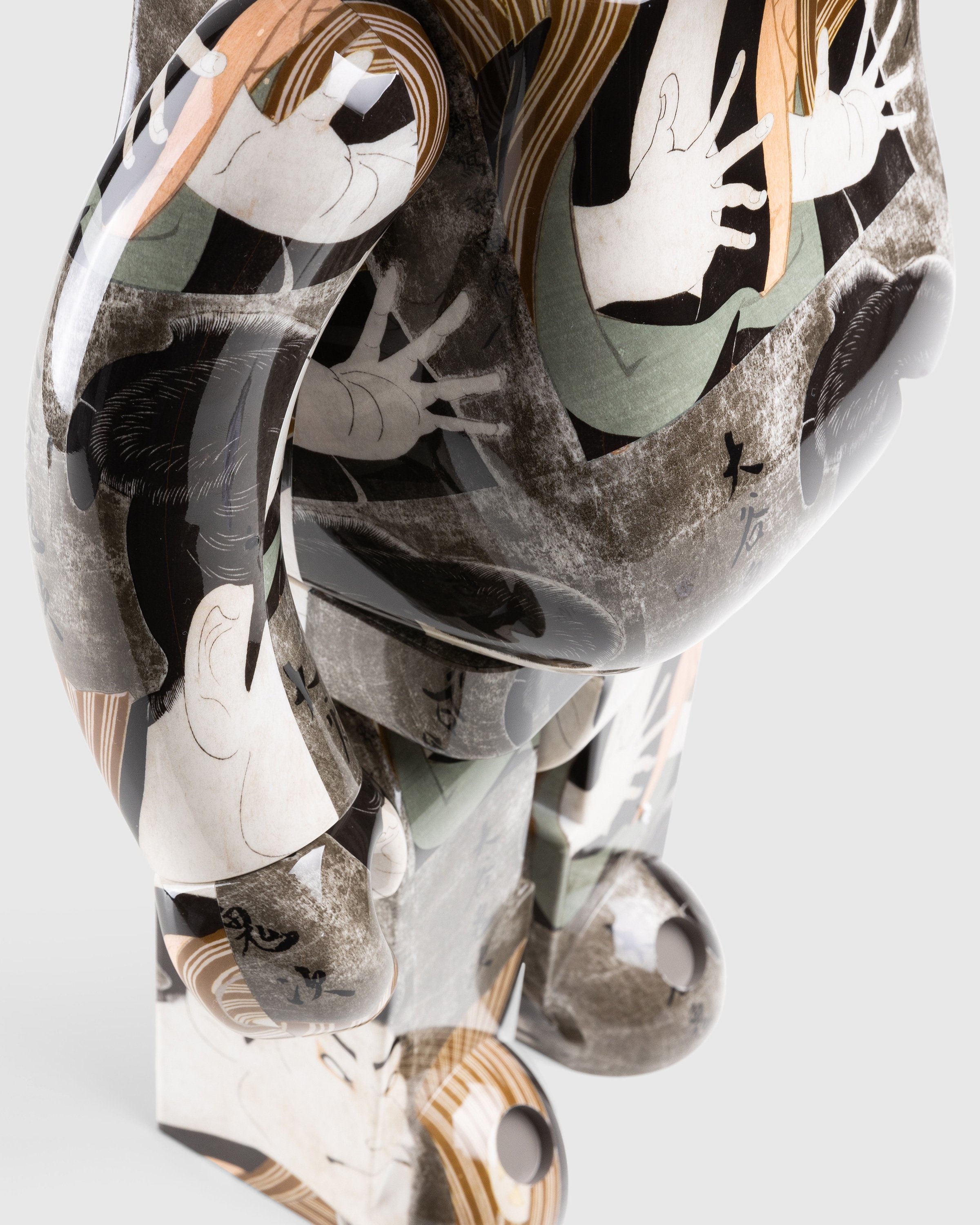 Medicom – Be@rbrick Toshusai Sharaku Actor Otani Oniji III as the Footman (Yakko) Edohei 100% and 400% Set Brown - Art & Collectibles - Multi - Image 7