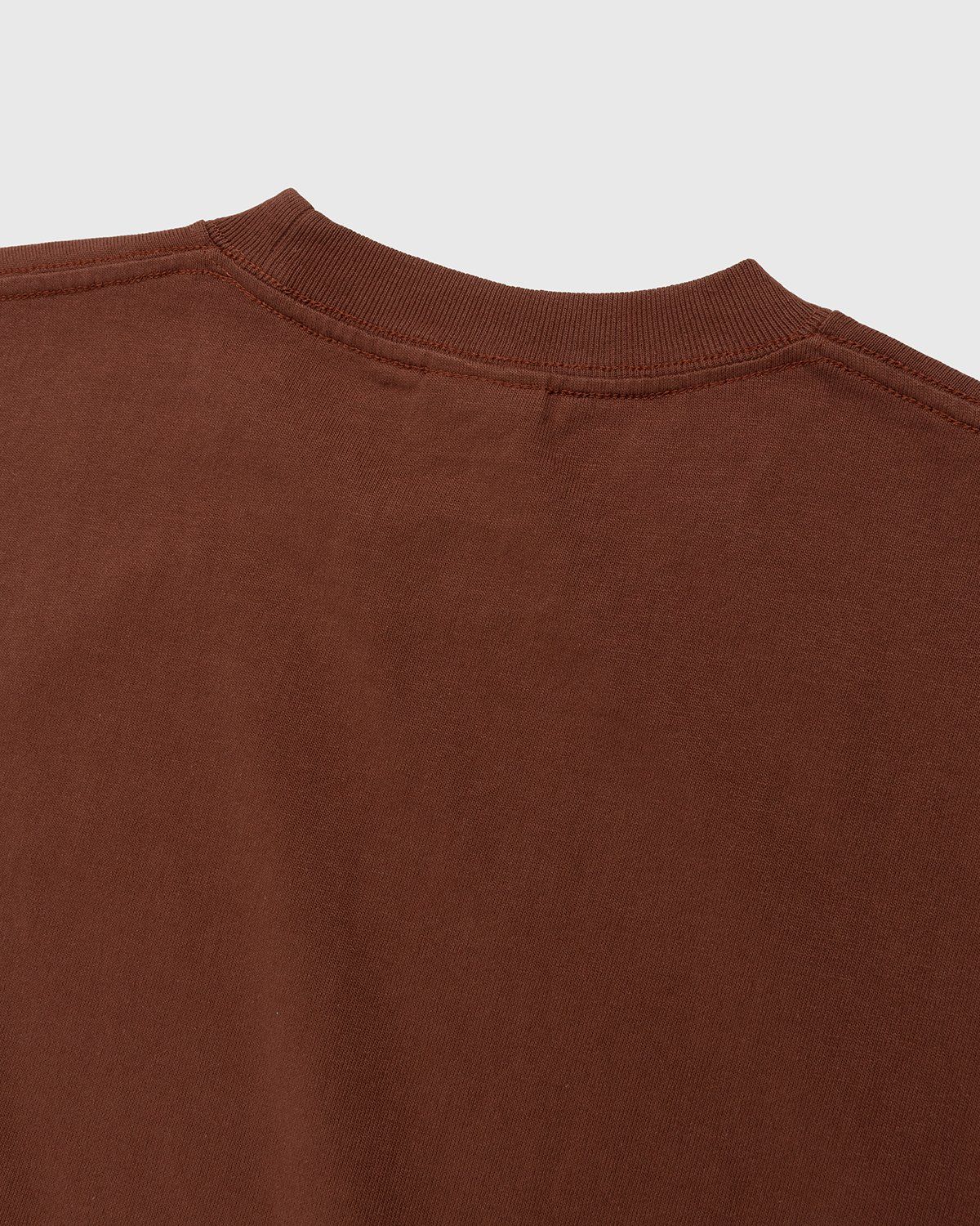 Highsnobiety – Script Logo T-Shirt Brown - T-shirts - Brown - Image 4