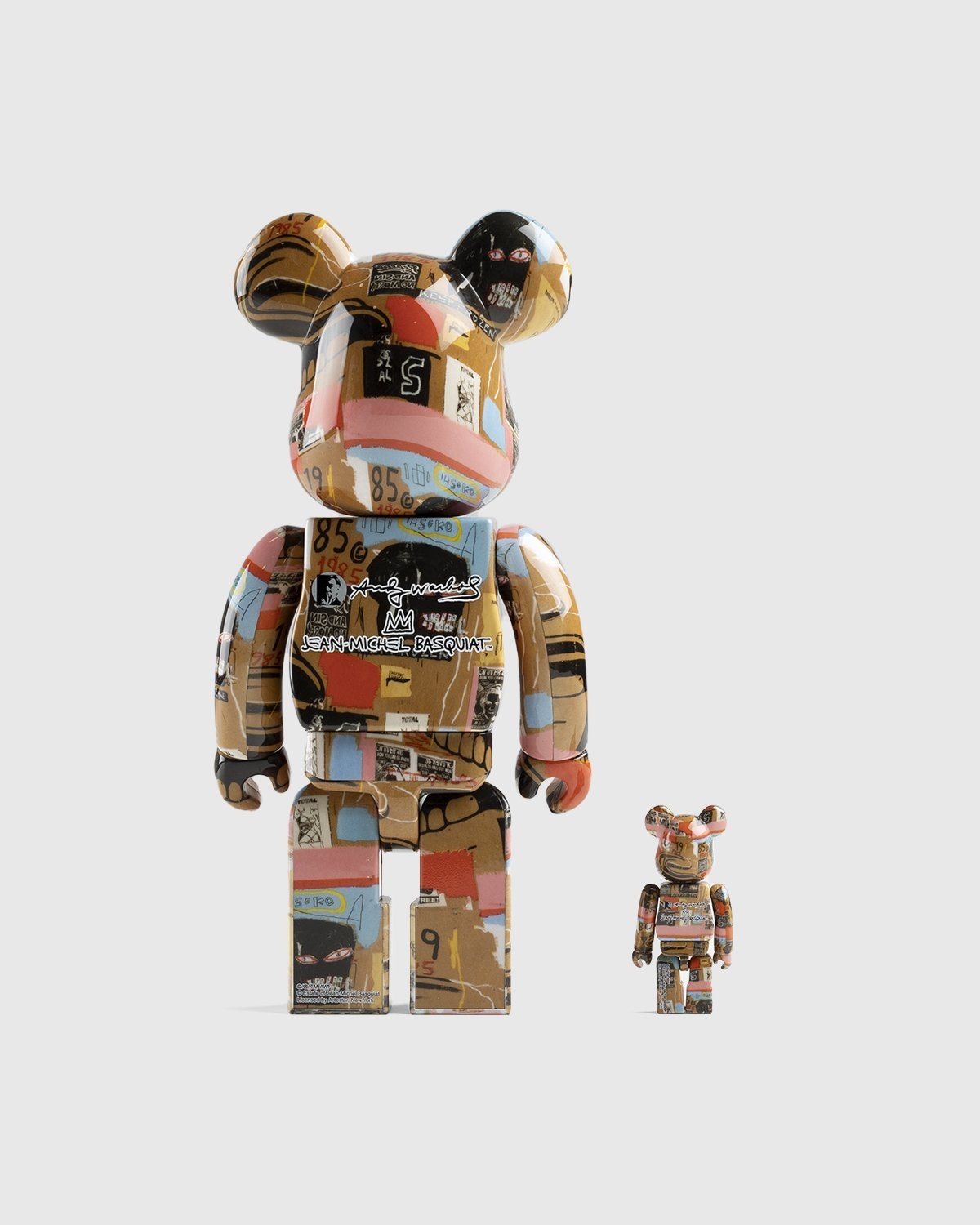 Medicom – Be@rbrick Andy Warhol x Jean-Michel Basquiat #2 100% And