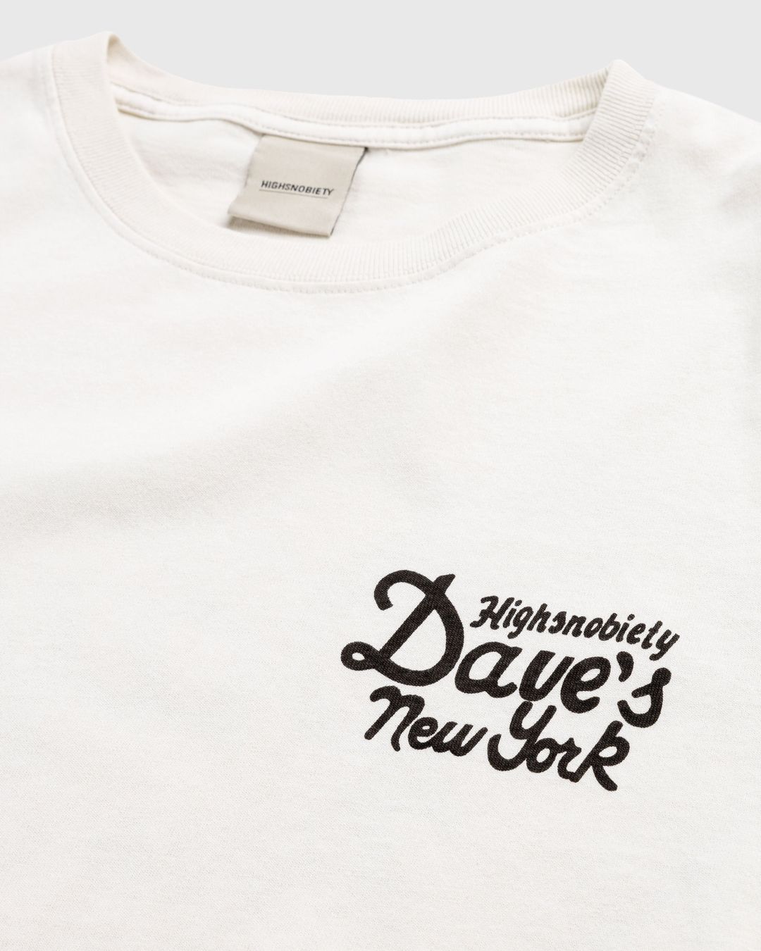Dave's New York x Highsnobiety Eggshell TShirt Highsnobiety Shop
