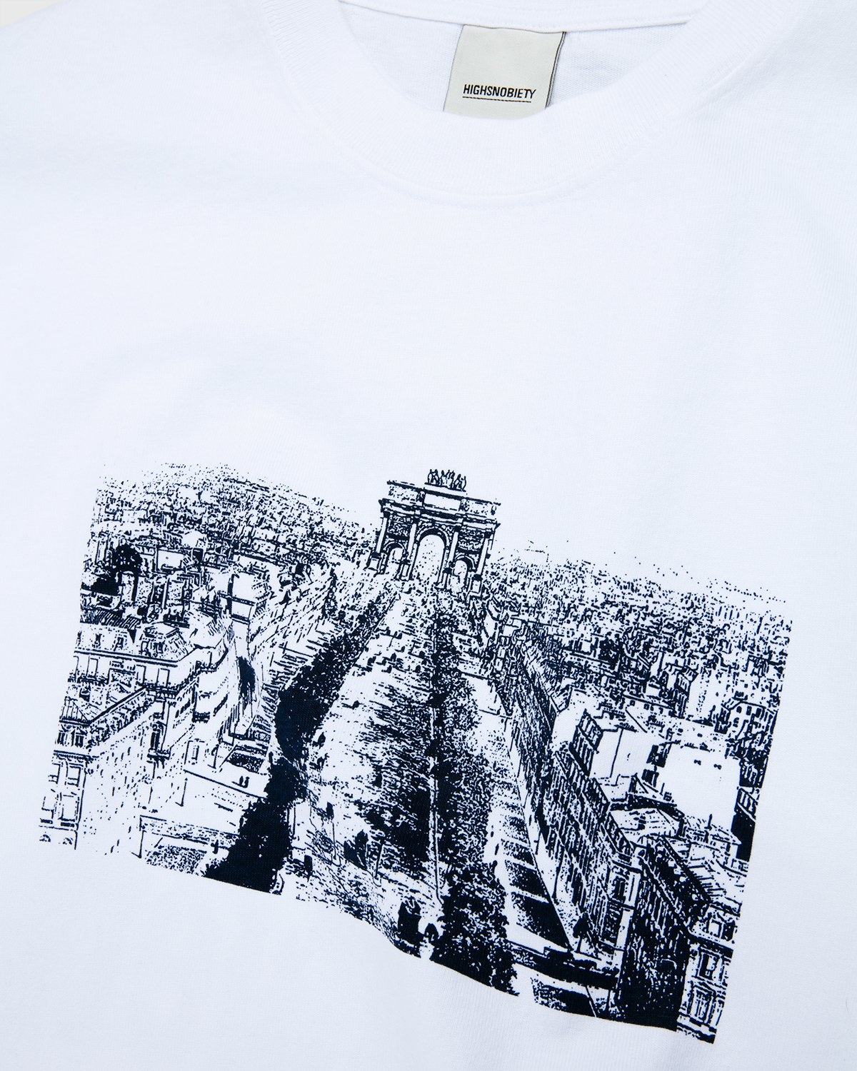 Highsnobiety – Not In Paris 3 Champs-Elysees Longsleeve White - Longsleeves - White - Image 3