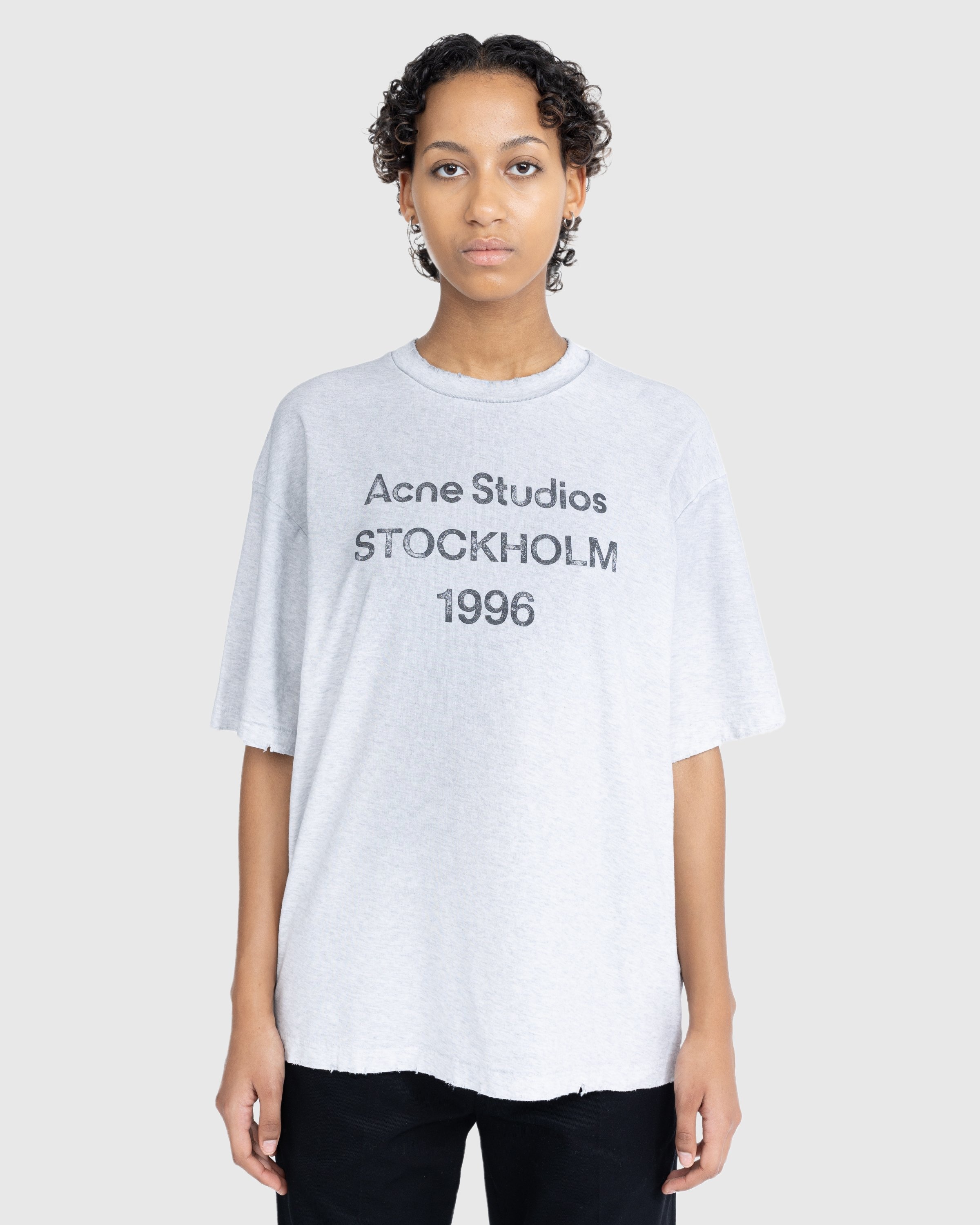 Acne Studios – Stockholm 1996 T-Shirt Grey | Highsnobiety Shop