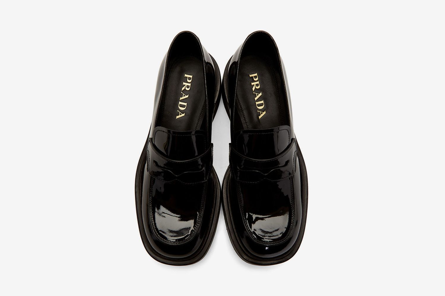 Patent Penny Loafers