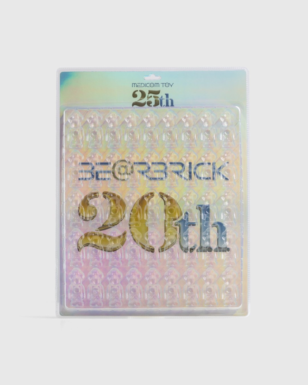 Medicom – Be@rbrick Display Blister Board 25th Anniversary Exclusive Multi - Deco - Multi - Image 1