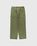 Brushed Nylon Trackpants Green