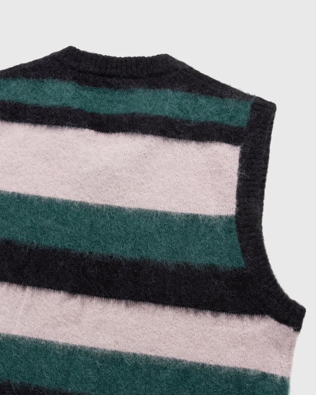 Highsnobiety – Alpaca Gradient Sweater Vest Pink/Green - Knitwear - Multi - Image 6