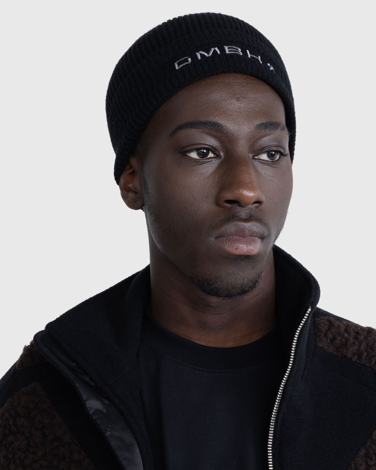 GmbH – Badir Lambswool Beanie Black - Hats - Black - Image 3