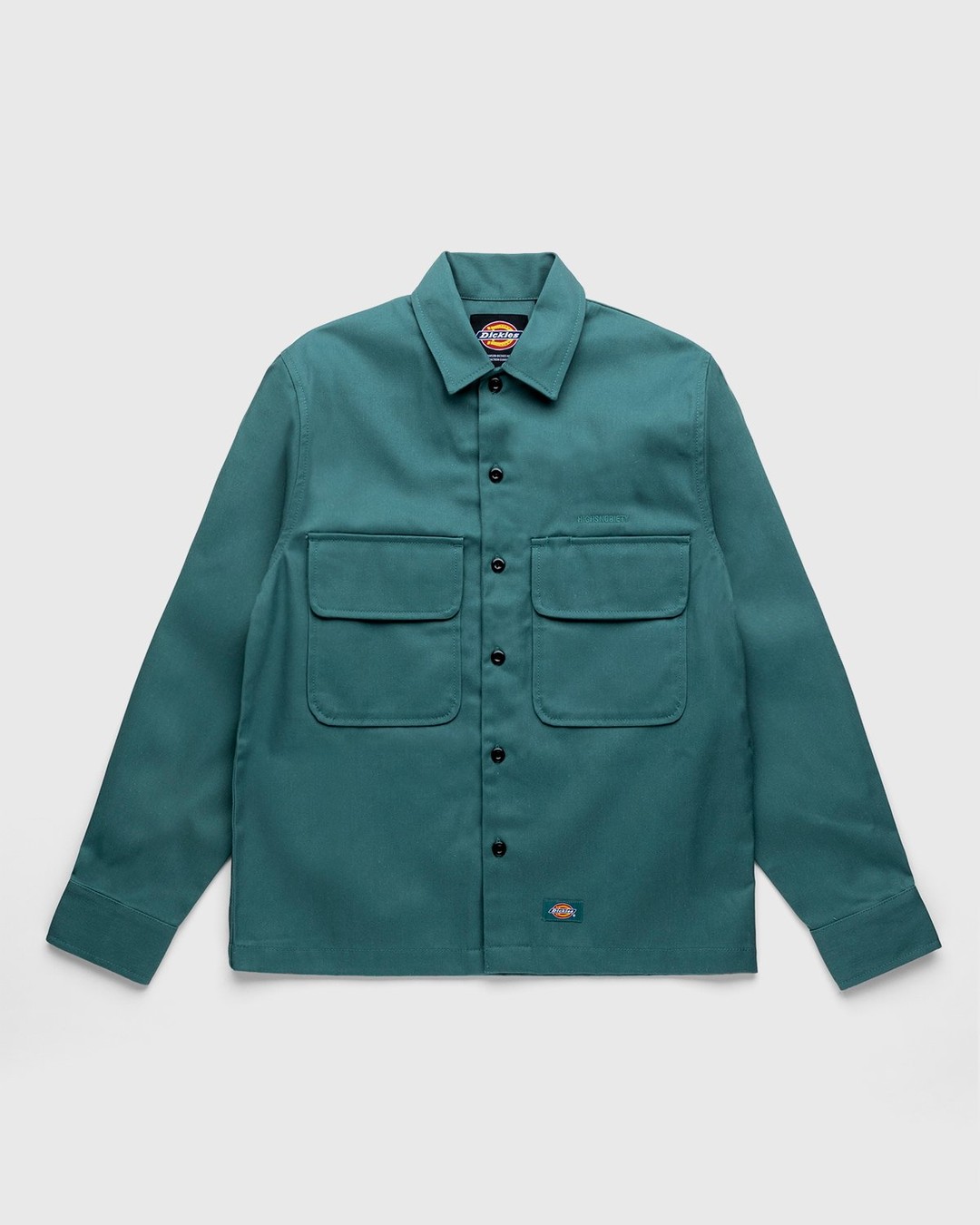 Highsnobiety x Dickies – Service Shirt Lincoln Green - Longsleeve Shirts - Green - Image 1