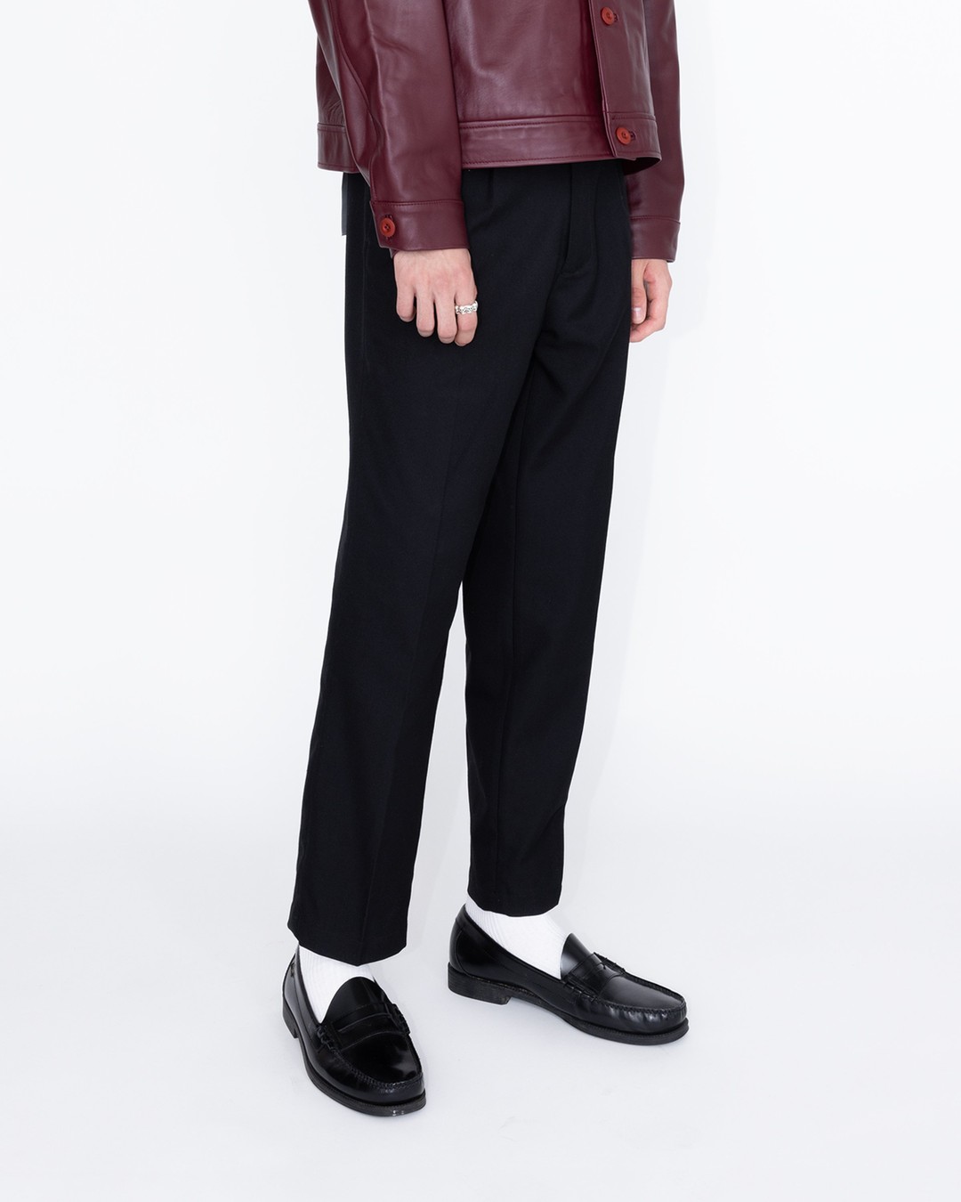 Highsnobiety HS05 – Wool Dress Pants Black - Pants - Black - Image 3