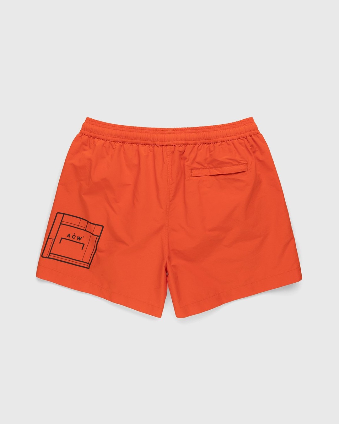 A-Cold-Wall* – Natant Nylon Short Rich Orange - Active Shorts - Orange - Image 2