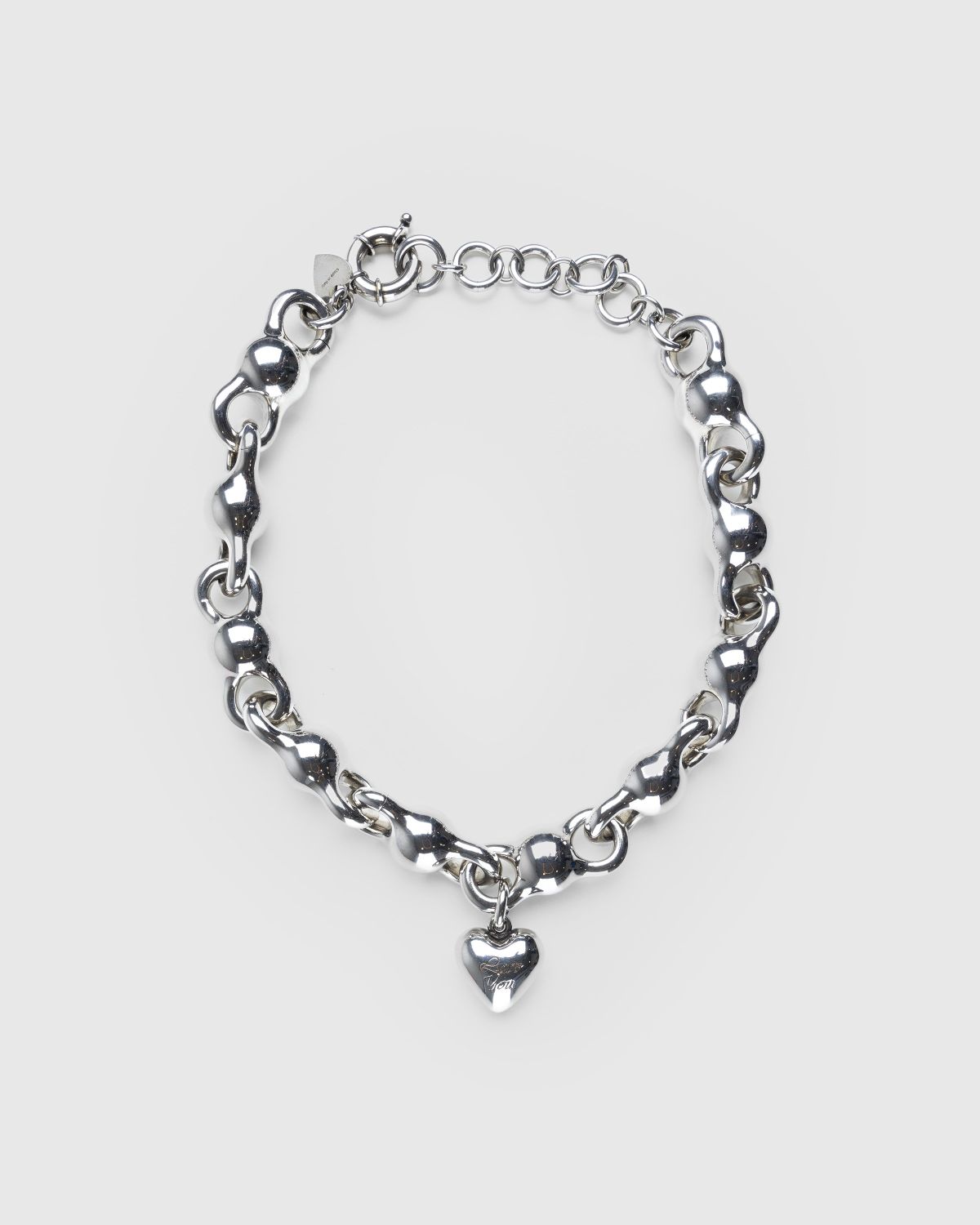 Acne Studios – Heart Necklace - Jewelry - Silver - Image 1