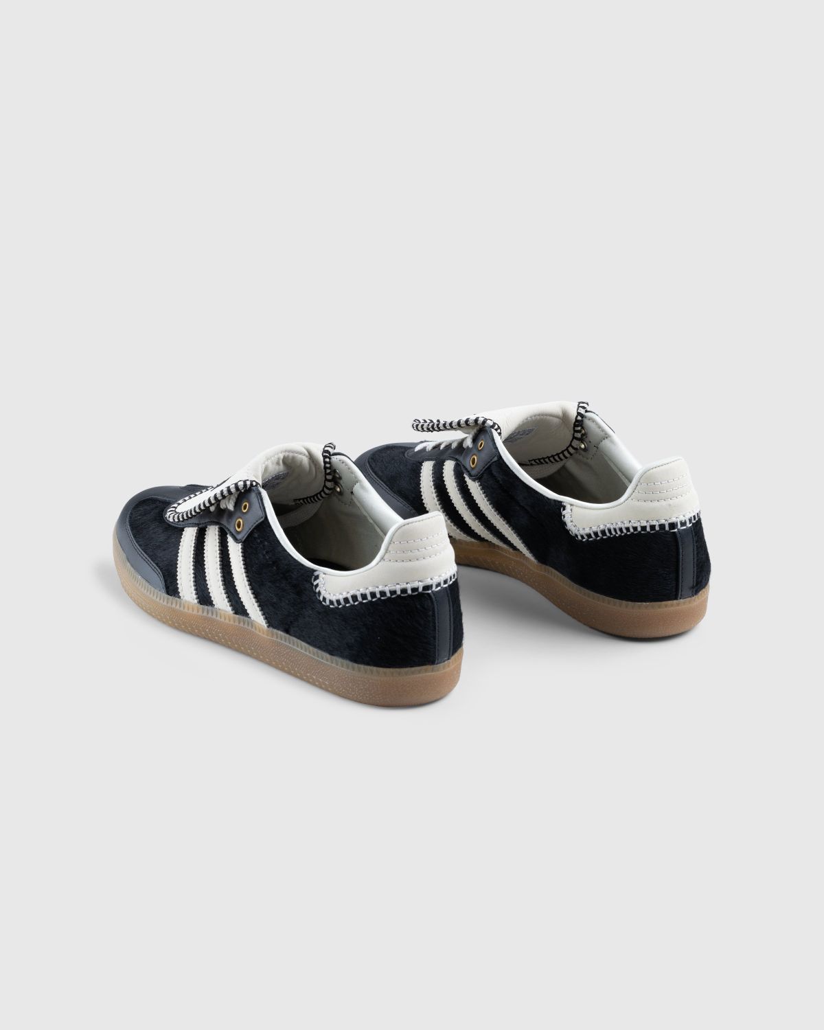 Adidas x Wales Bonner – Pony Tonal Samba Core Black/Cream White - Sneakers - Black - Image 4