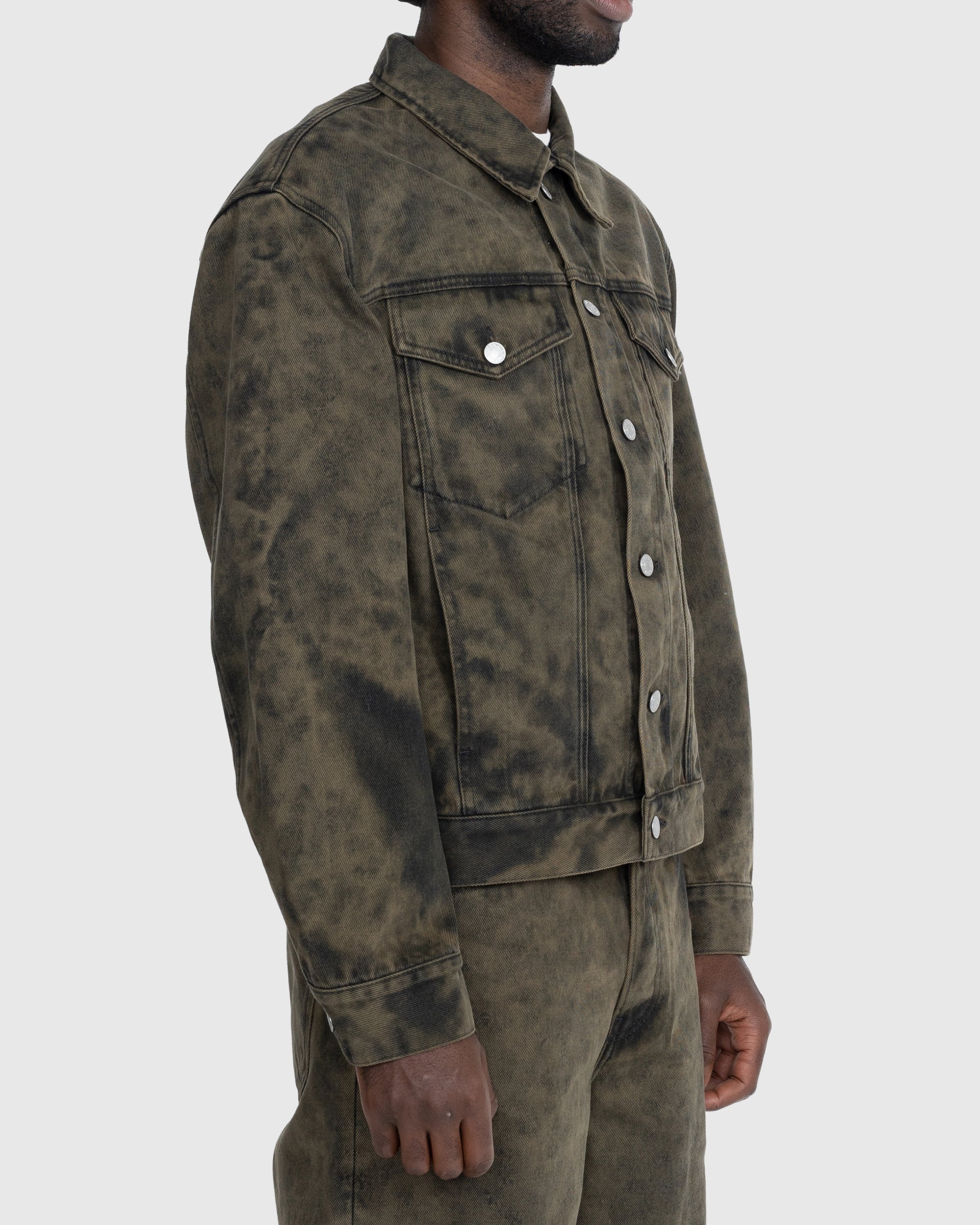Dries van Noten – Vuskin Denim Jacket - Outerwear - Green - Image 3