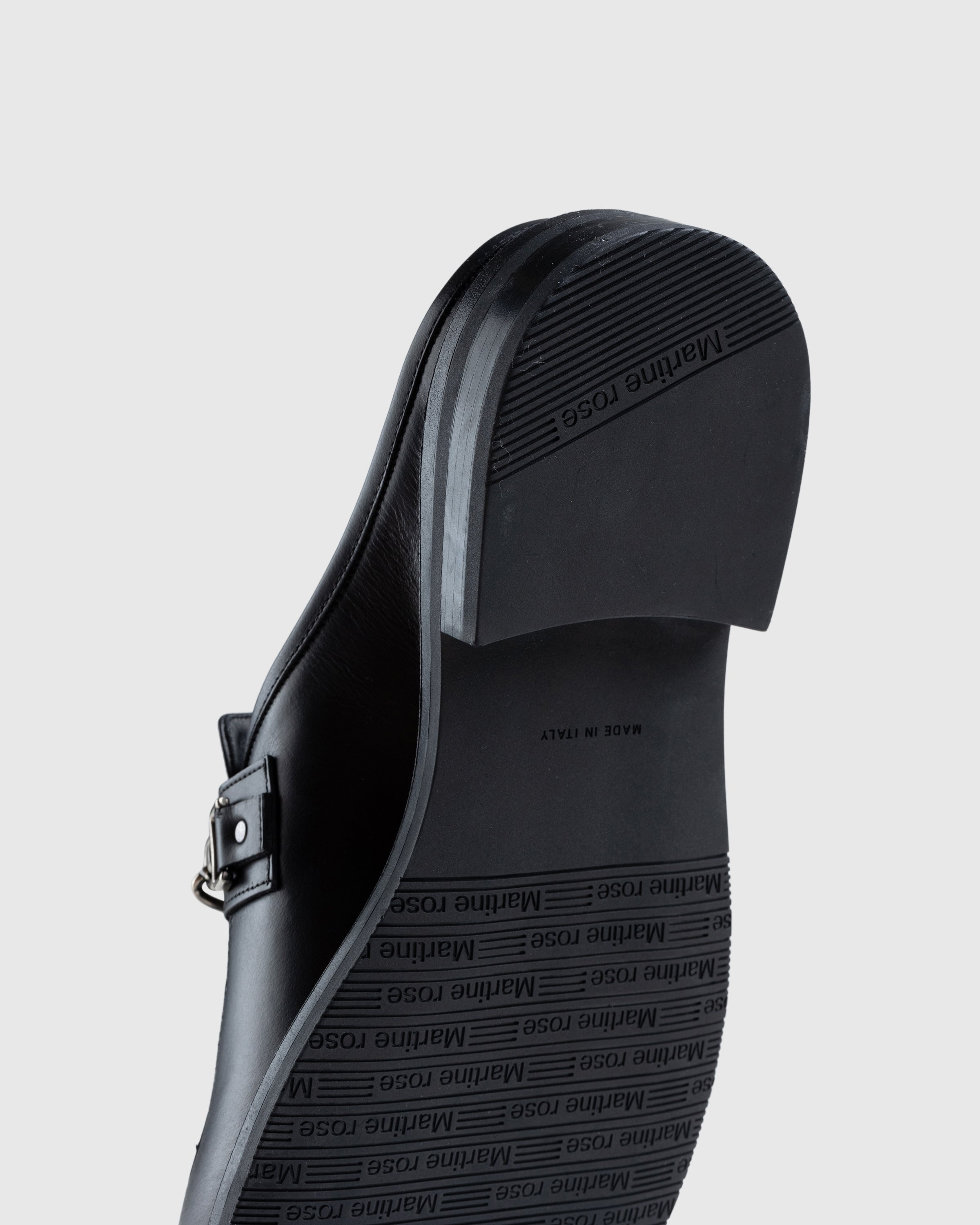 Martine Rose – Bulb Toe Chain Mule Black - Sandals & Slides - Black - Image 6