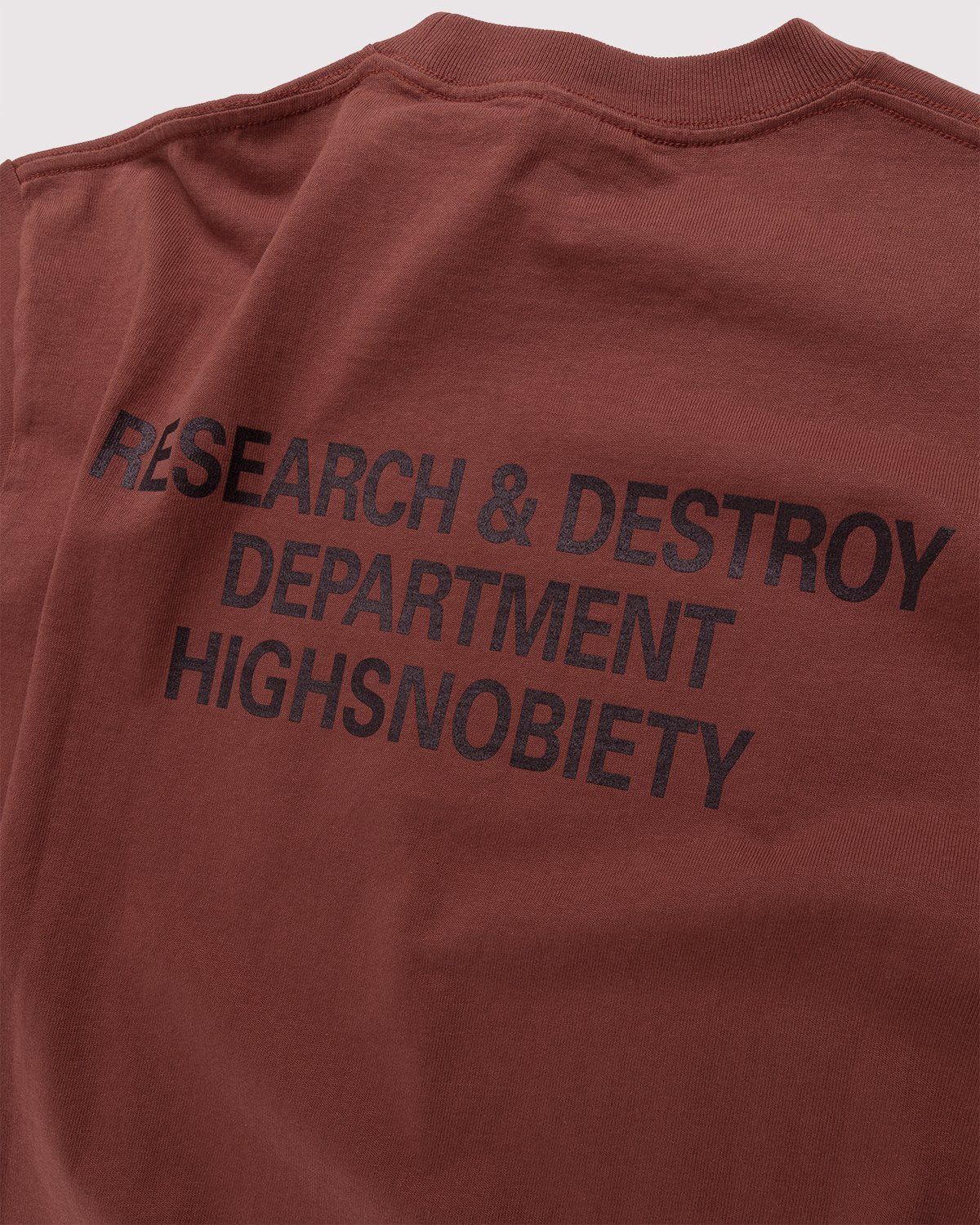 Highsnobiety – HSNB Logo T-Shirt Brown - Tops - Brown - Image 4