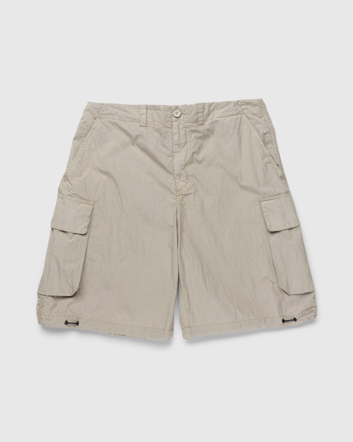 Our Legacy – Mount Shorts Metallic Sand Parachute Poplin - Shorts - Beige - Image 1