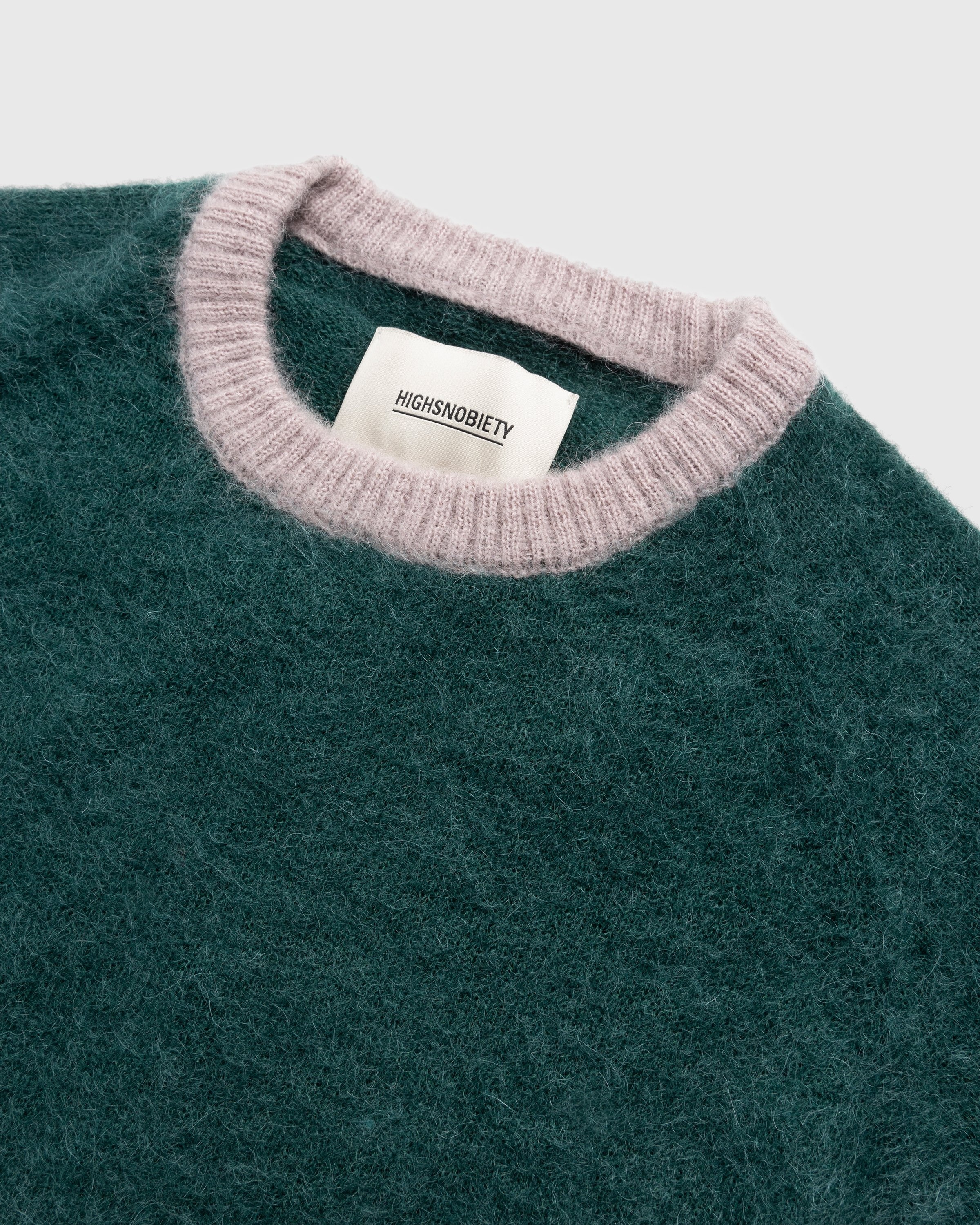 Highsnobiety – Alpaca Sweater Green Kids - Knitwear - Green - Image 3