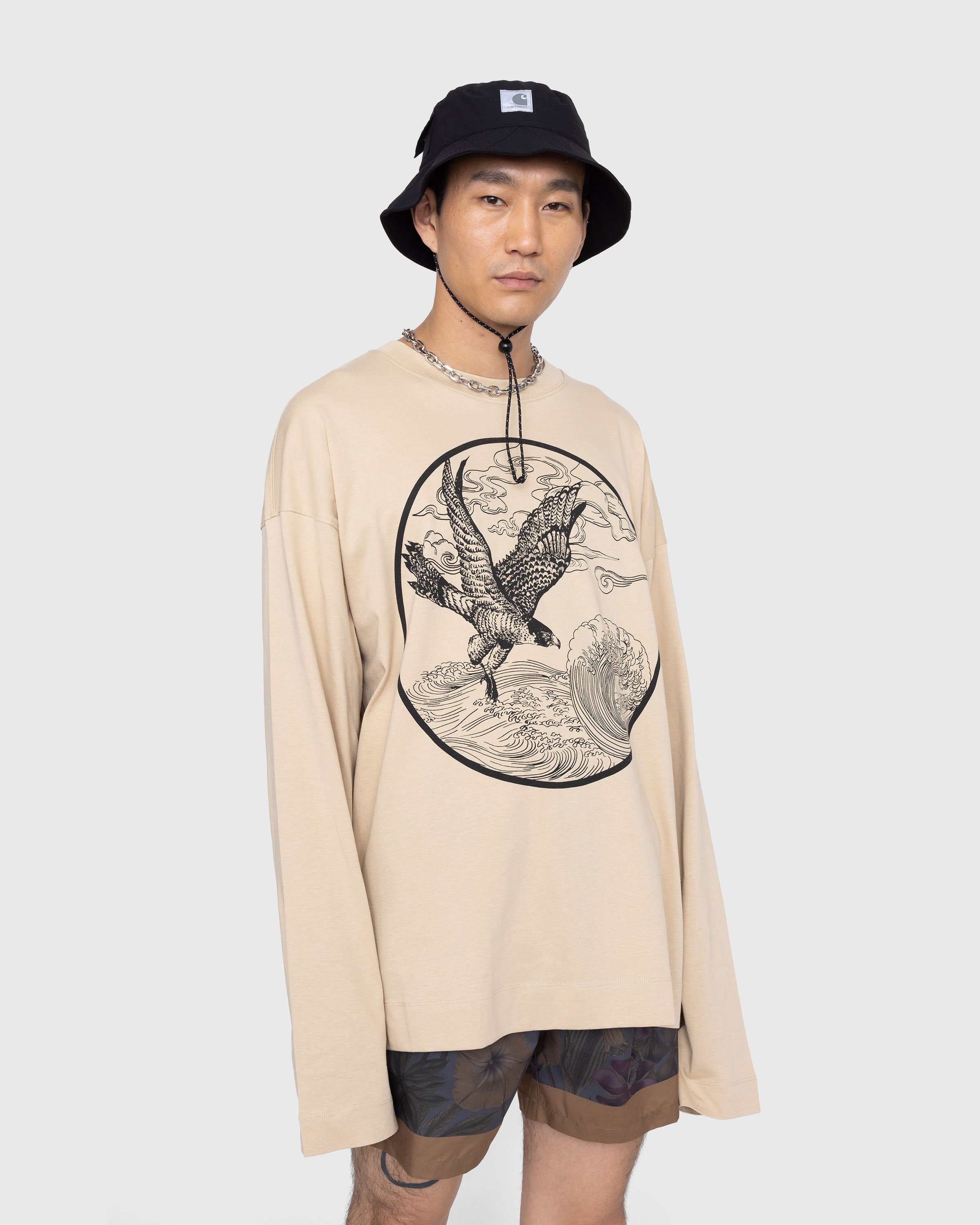 Dries van Noten – Hegland PR Jersey Beige - Tops - Beige - Image 2