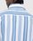 Acne Studios – Stripe Button-Up Shirt White/Steel Blue - Shirts - White - Image 4