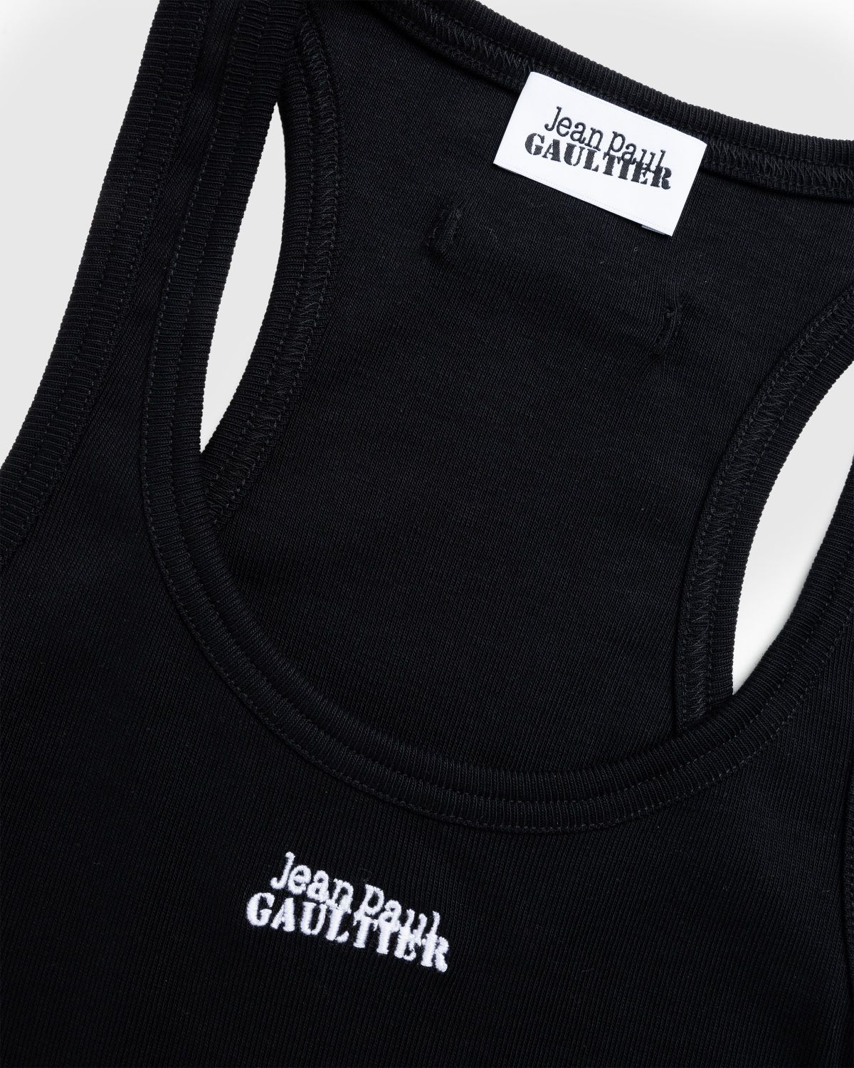 Jean Paul Gaultier – Laced Tank Top Black - Tank Tops - Black - Image 6