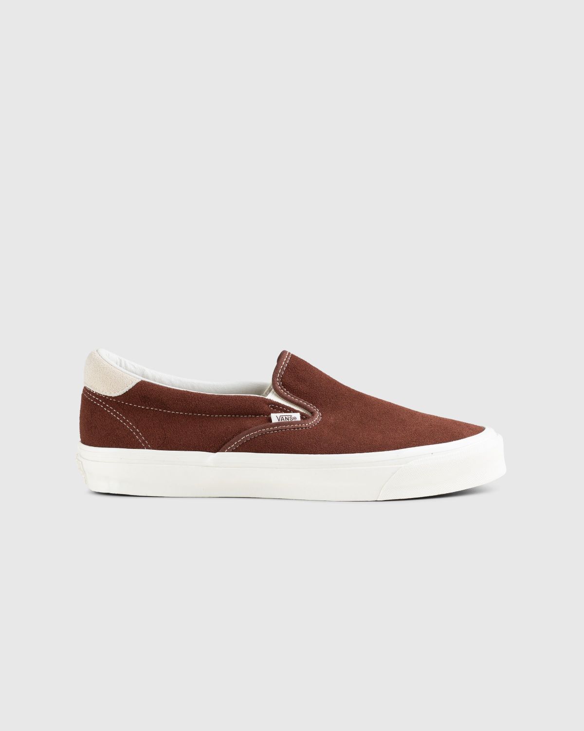 Vans – OG Slip-On 59 LX Suede Brown - Sneakers - Brown - Image 1