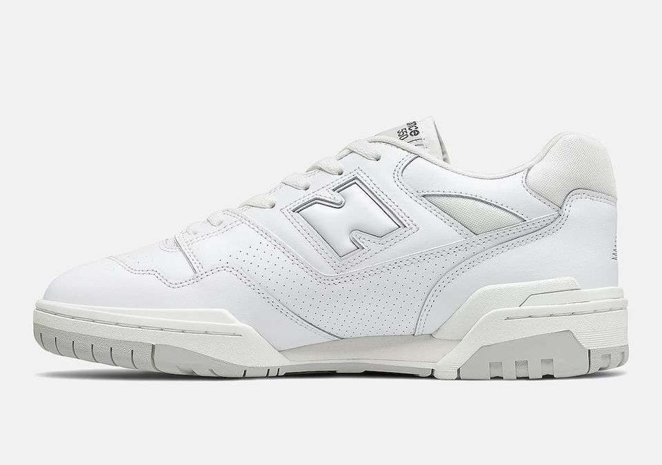New Balance's 550 in Plain White Is the World's Hottest Shoe