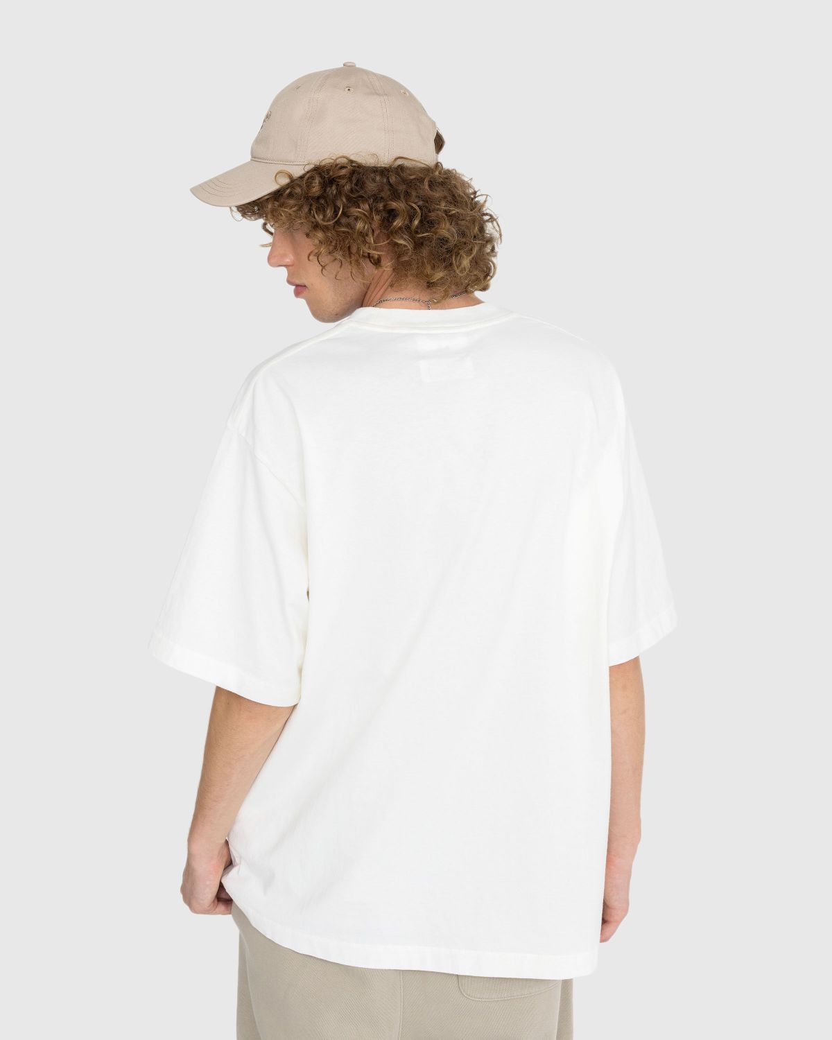 BAPE x Highsnobiety – Heavy Washed T-Shirt Ivory - T-shirts - Beige - Image 3