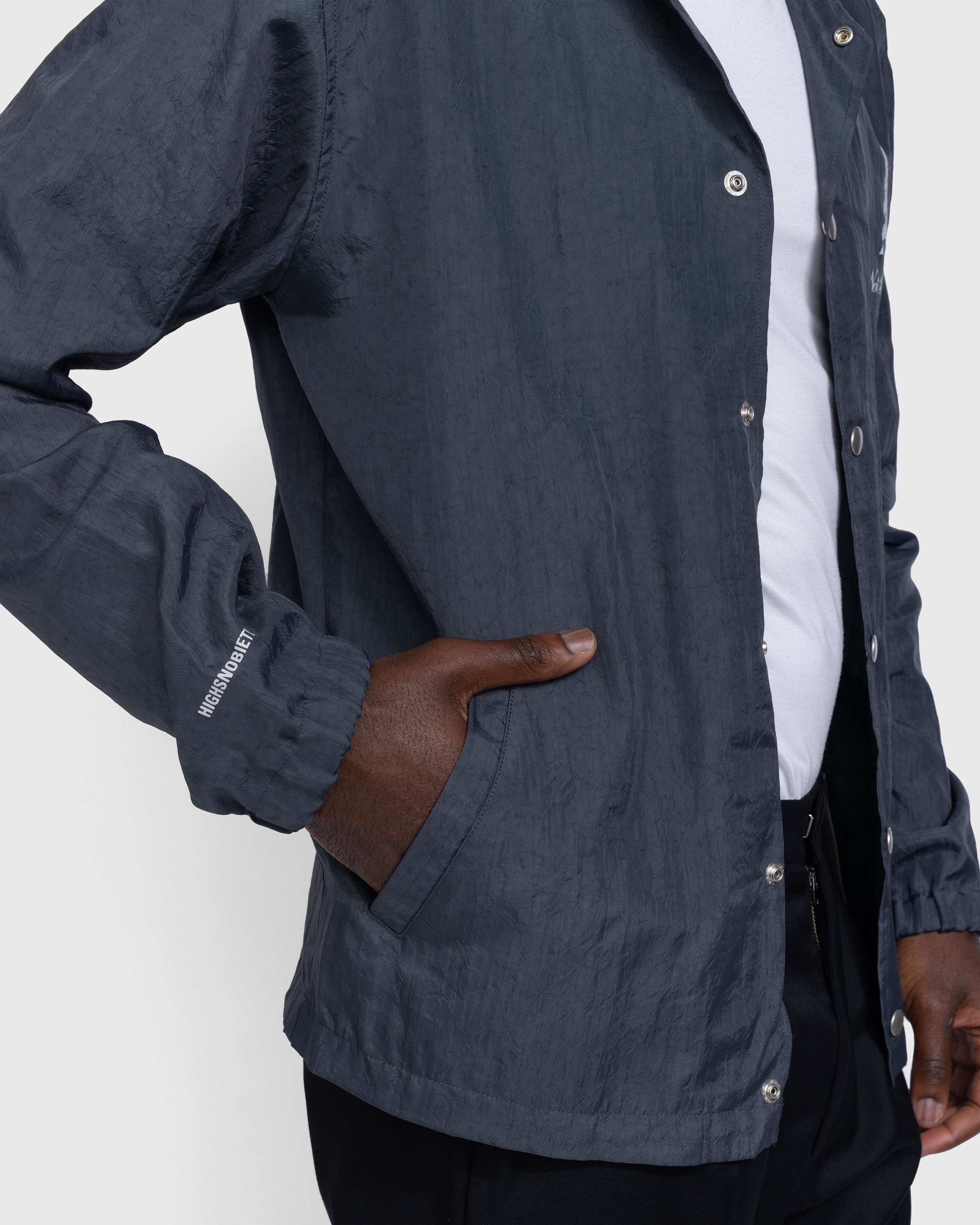 Highsnobiety – Not in Paris 5 Coach Jacket - Outerwear - Grey - Image 5
