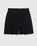 Tailored Pleated Shorts Black