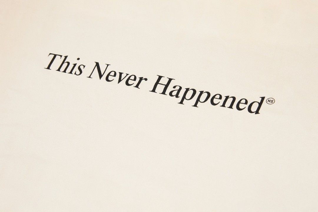 Highsnobiety – This Never Happened 2020 T-Shirt Eggshell - T-shirts - Beige - Image 3
