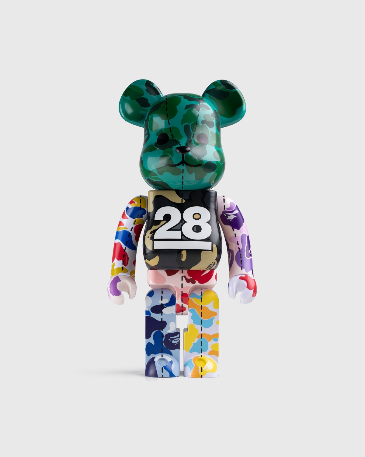 Medicom – Be@rbrick BAPE Camo 28th Anniversary 400% Multi #4 - Toys - Multi - Image 1