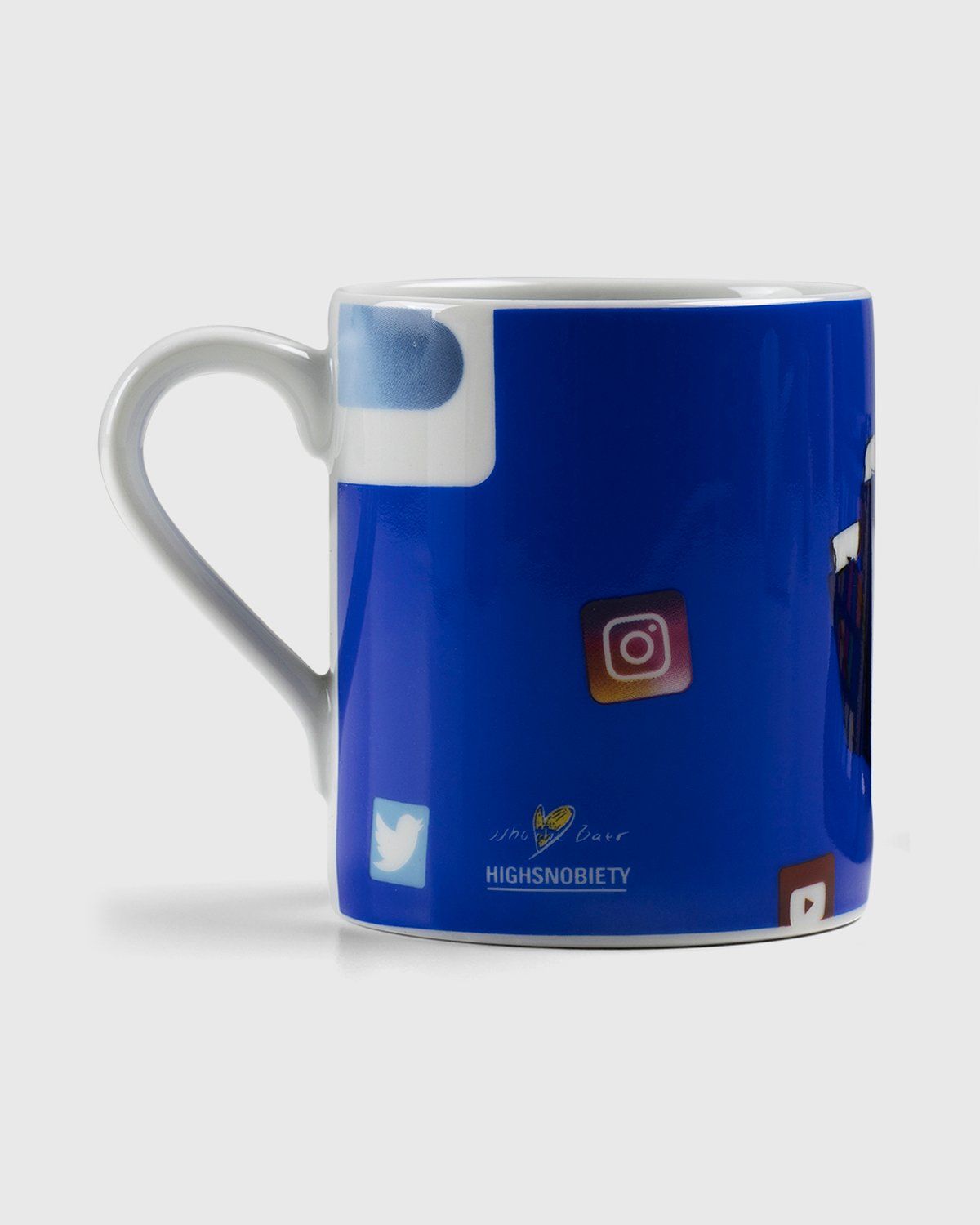 Simon Fujiwara x Highsnobiety – Who The Baer Mug Blue - Ceramics - Blue - Image 1