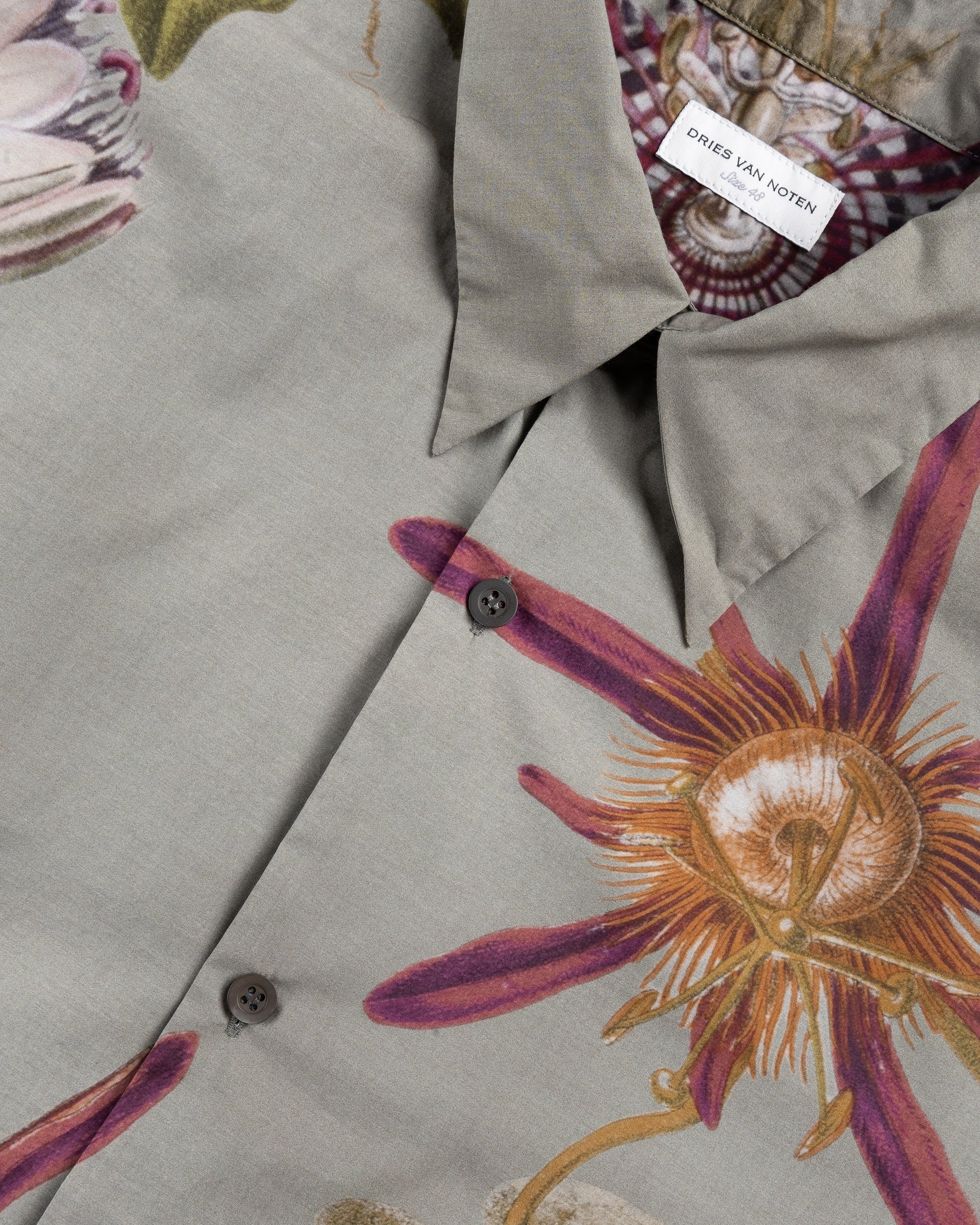 Dries van Noten – Clasen Shirt Grey - Shirts - Grey - Image 5