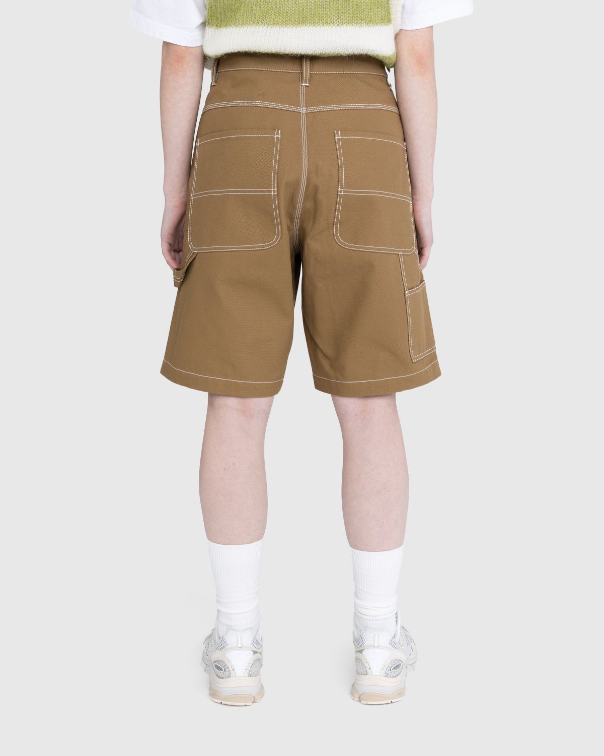 Highsnobiety – Carpenter Shorts Dark Beige - Shorts - Brown - Image 3