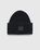 Acne Studios – Large Face Logo Beanie Black