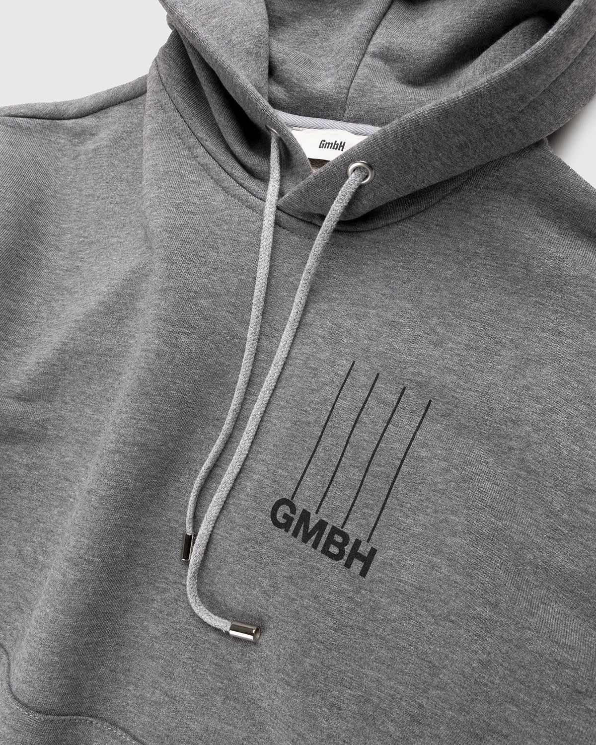 GmbH – Logo Hoodie Grey - Sweats - Grey - Image 4