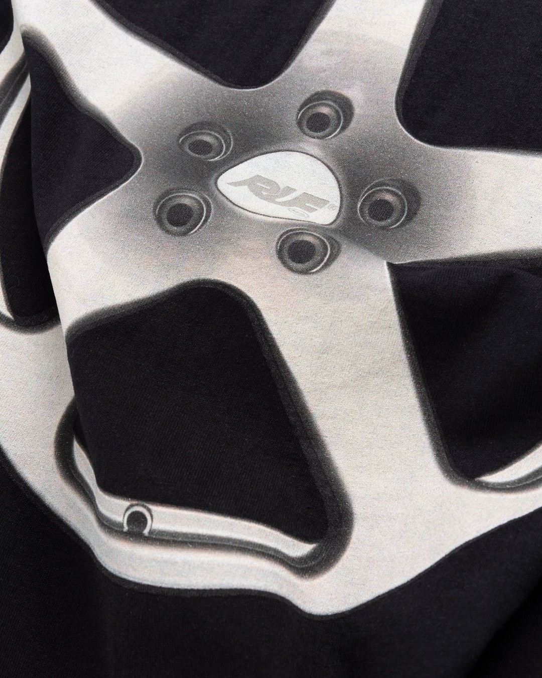 RUF x Highsnobiety – Wheel T-Shirt Black - T-shirts - Black - Image 6