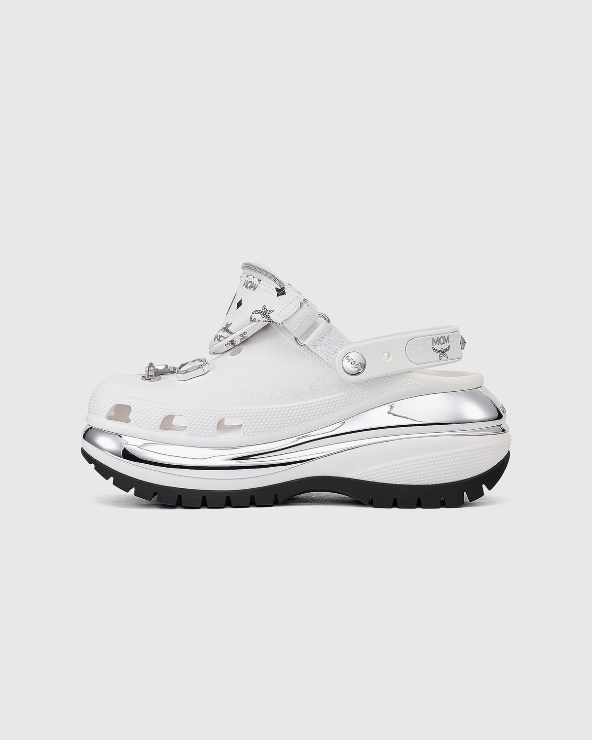 White mcm shoes hotsell
