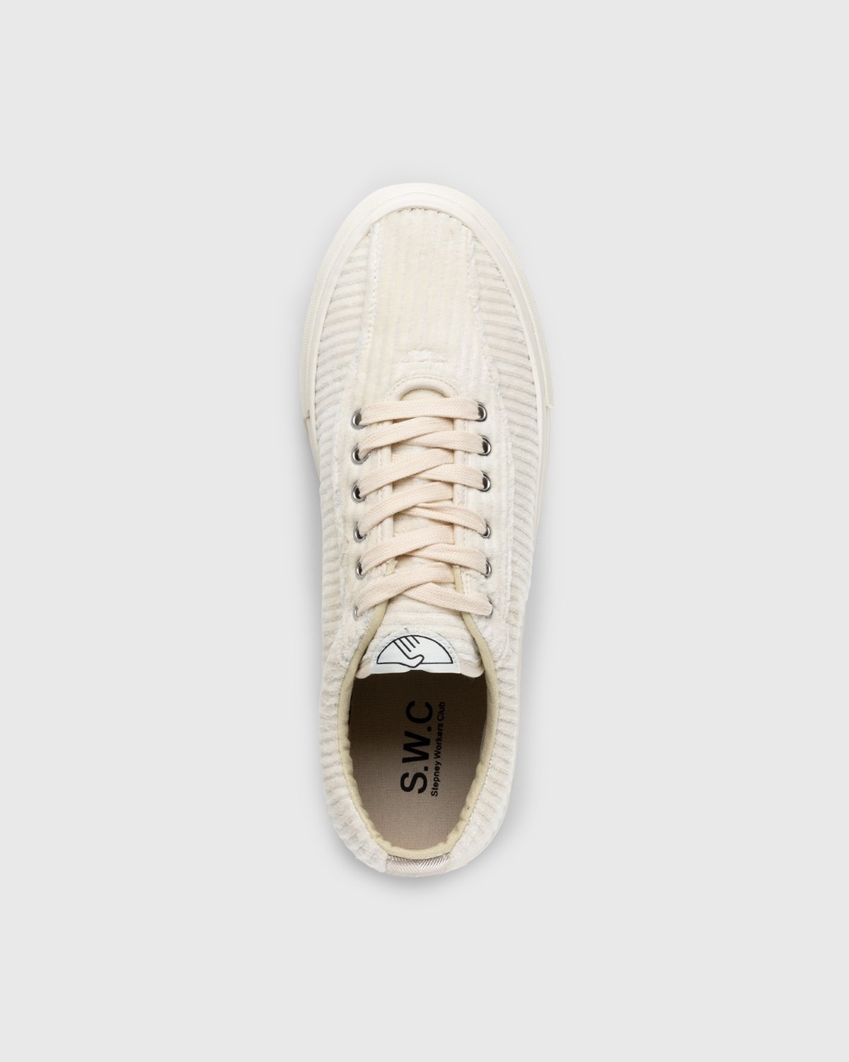 Stepney Workers Club – Dellow Grand Cord Ecru - Sneakers - Beige - Image 5