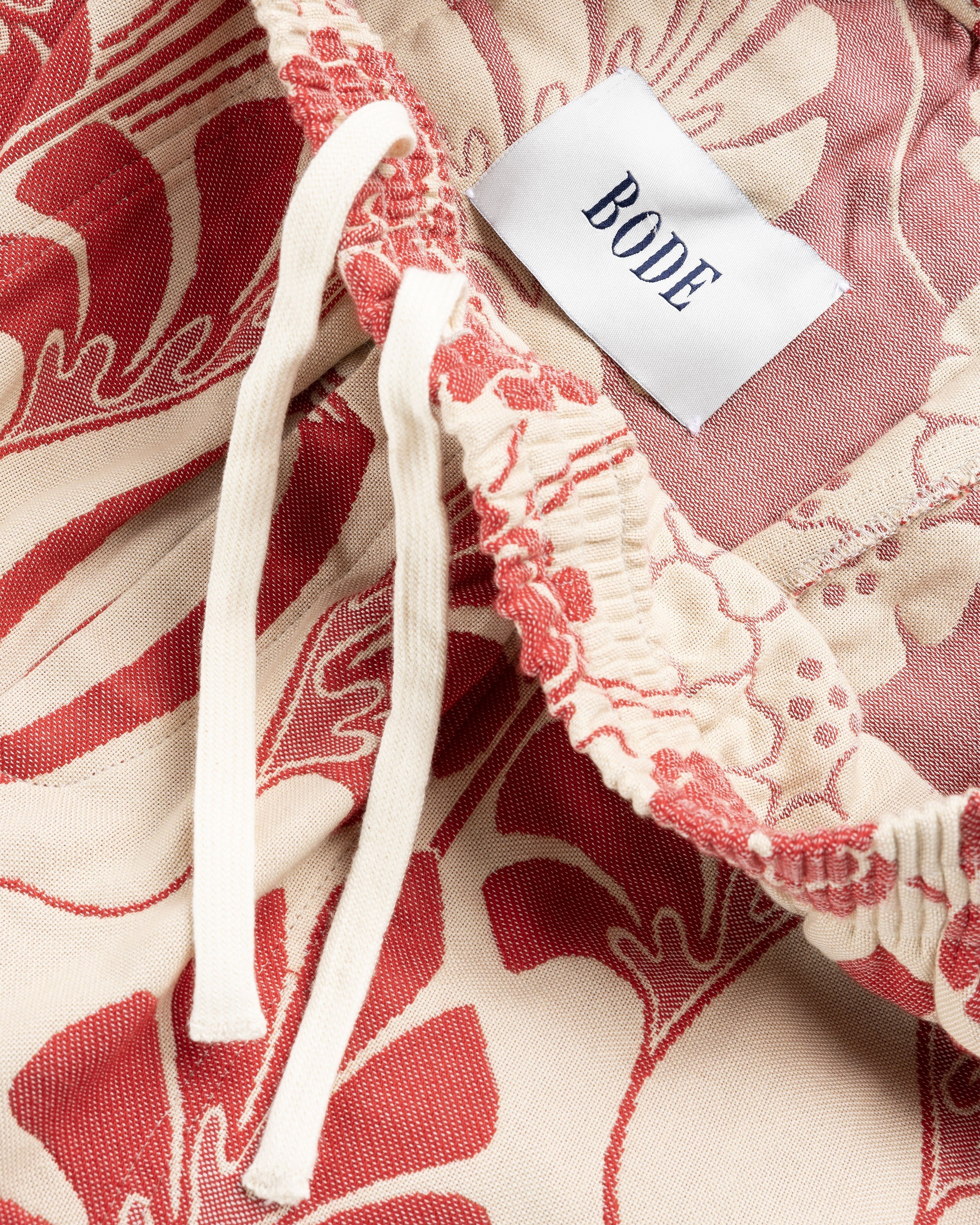 Bode – Nouveau Monstera Shorts Red - Shorts - Red - Image 4