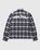 Highsnobiety – Neu York Shaggy Wool Plaid Zip Shirt Brown - Shirts - Brown - Image 1