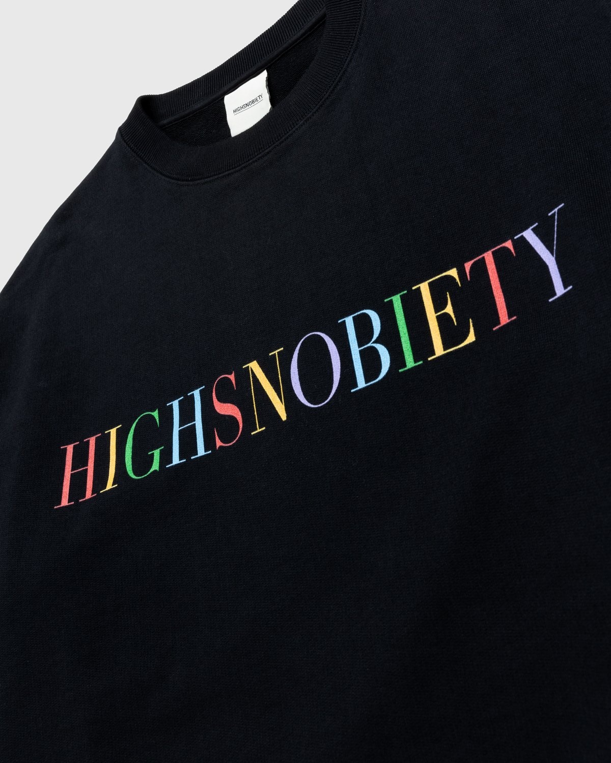 Highsnobiety – Rainbow Crewneck Black - Sweats - Black - Image 3