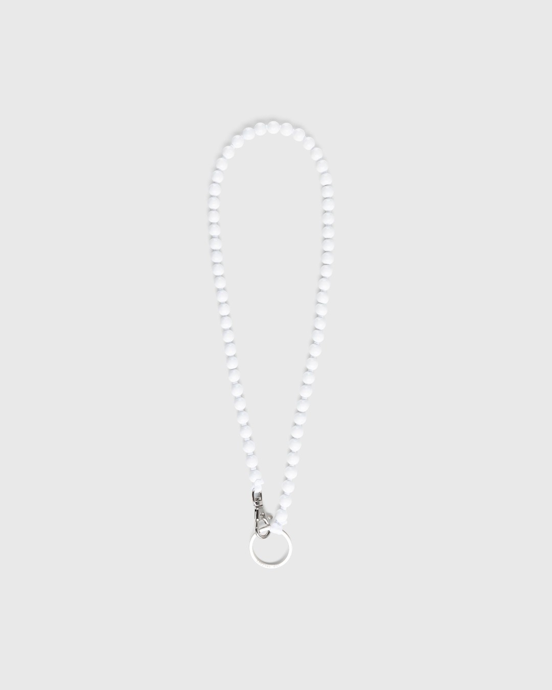 Ina Seifart – Pearl Keychain Long White - Keychains - White - Image 1