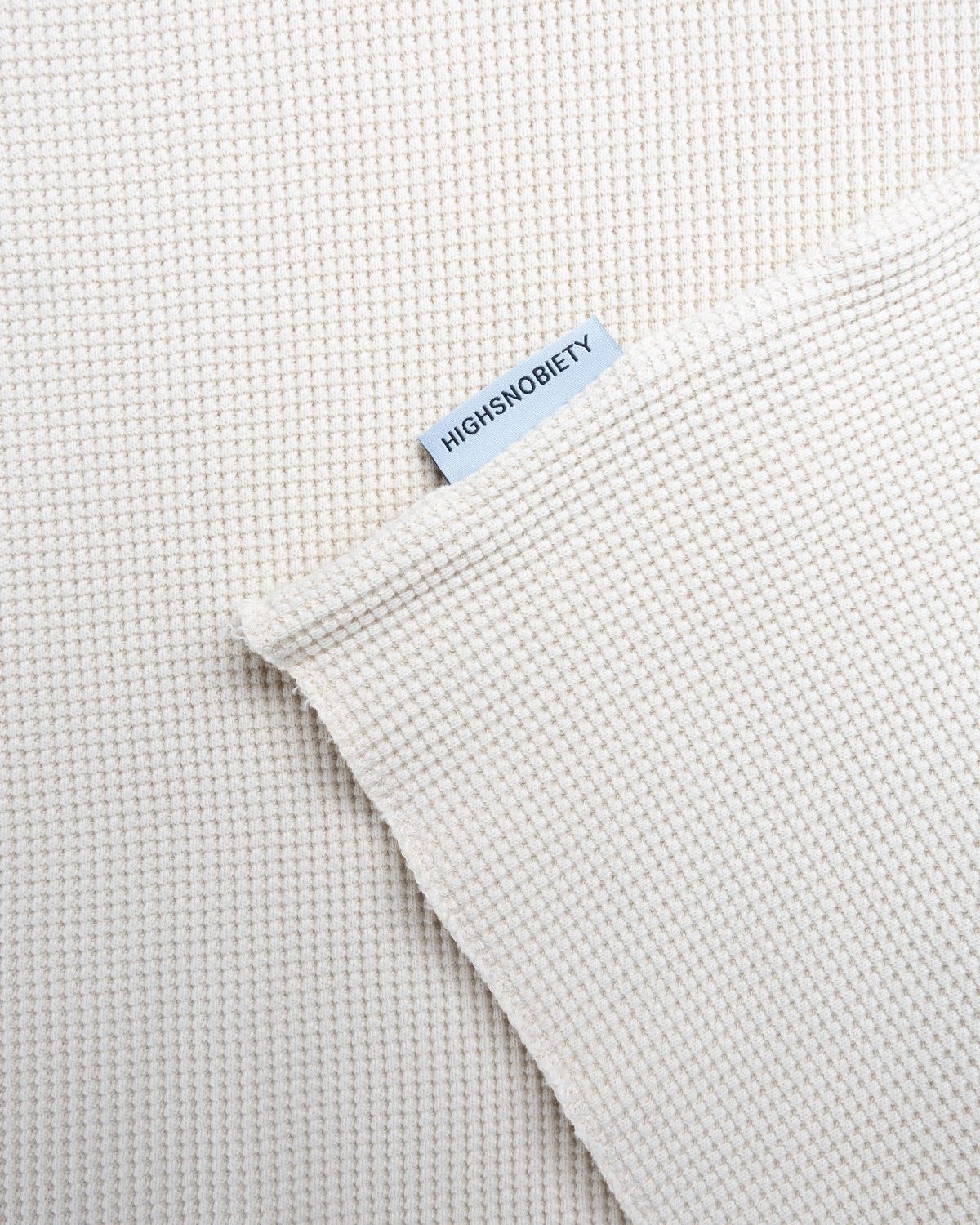Highsnobiety HS05 – Thermal Short Sleeve Natural - Tops - Beige - Image 7