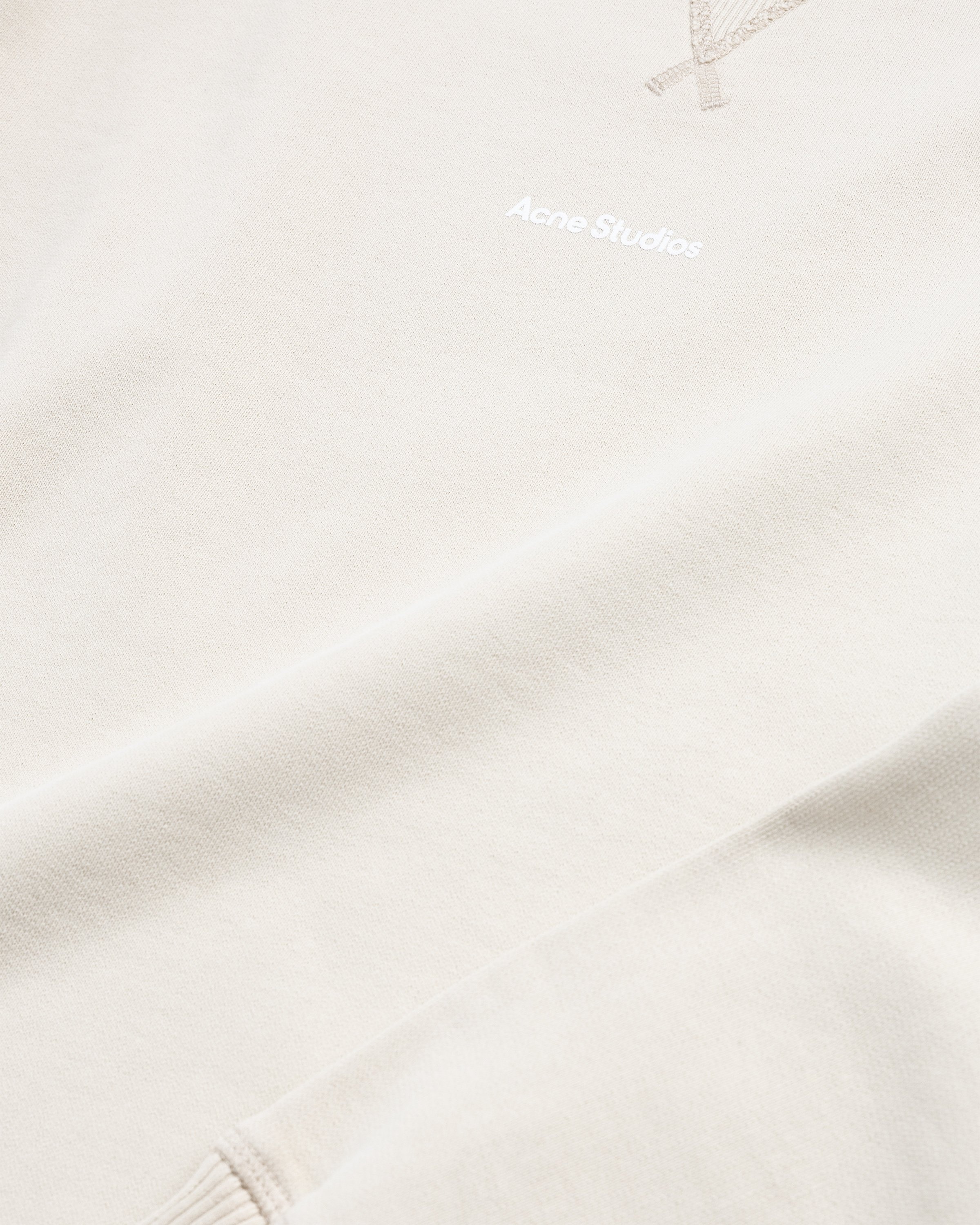 Acne Studios – Stamp Logo Sweater Champagne Beige - Sweats - Beige - Image 6