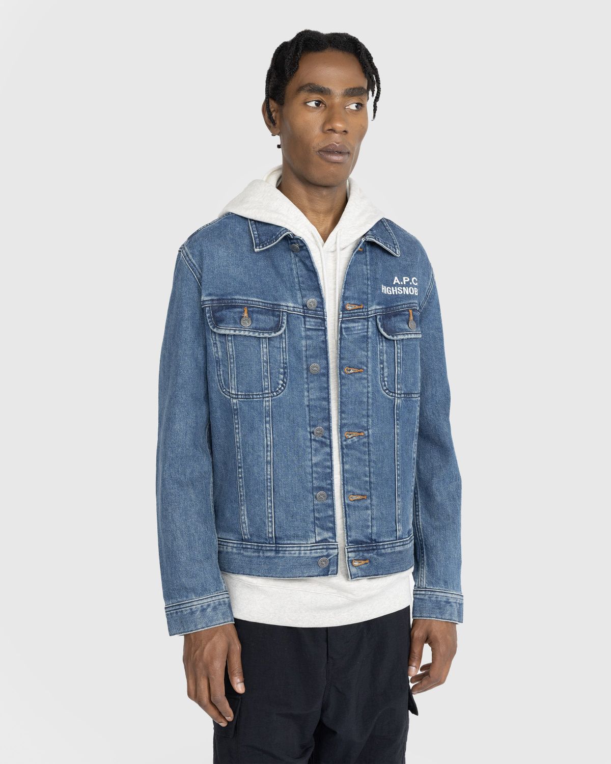 A.P.C. x Highsnobiety – Neu York Jean Jacket Blue - Outerwear - Blue - Image 3